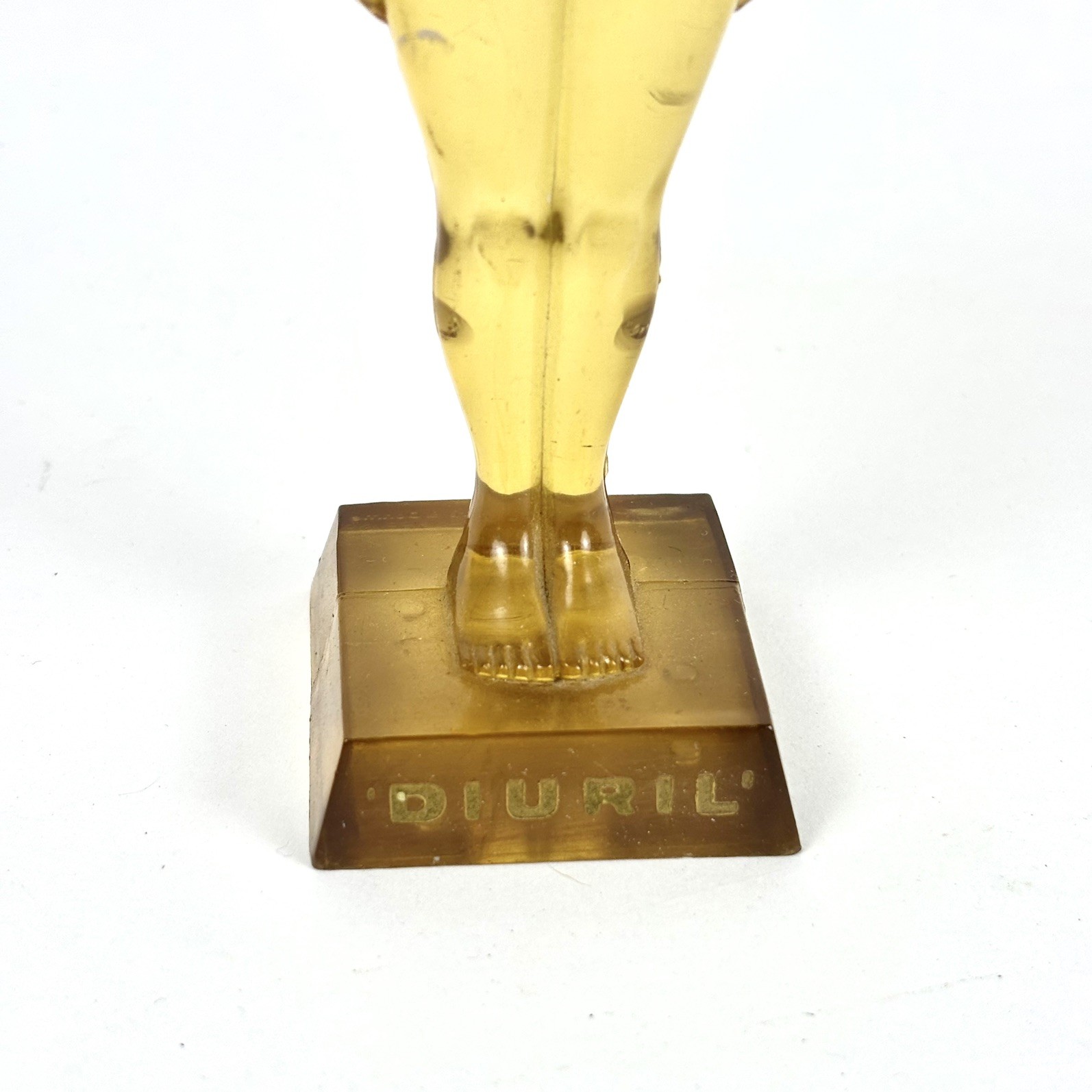 DIURIL VINTAGE Plastic 6.5” MEDICAL AD. 1958 OIL Filled ANATOMY FIGURINE FEMALE