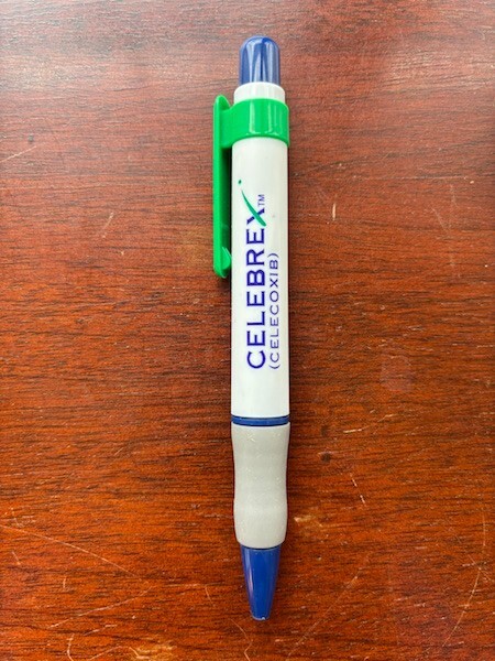 Vintage Lot Twelve (12) Pfizer Pharmaceutical Promotional Drug Pens: Celebrex +