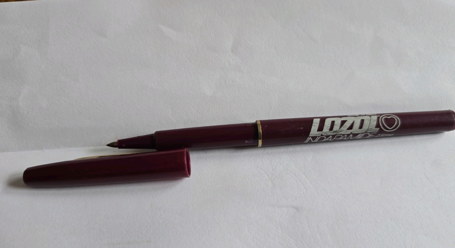 Lozol Capped Pen Pharmaceutical Drug Rep Promo Vintage Medical – WRITES