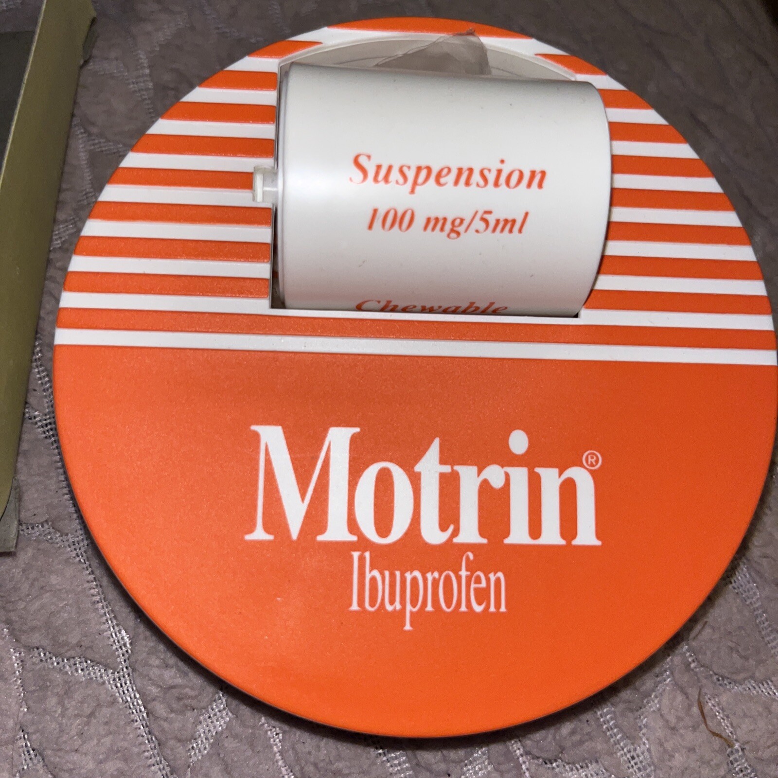 Motrin Pharmaceutical Sales Rep PROMOTIONAL PAPER CLIP DISPENSER SPIN’A’KLIP