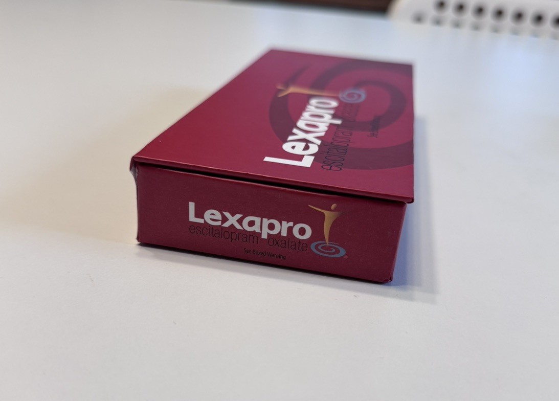 Lexapro Drug Rep Pharmaceutical Promotional Box Tongue Depressors SEALED 2008