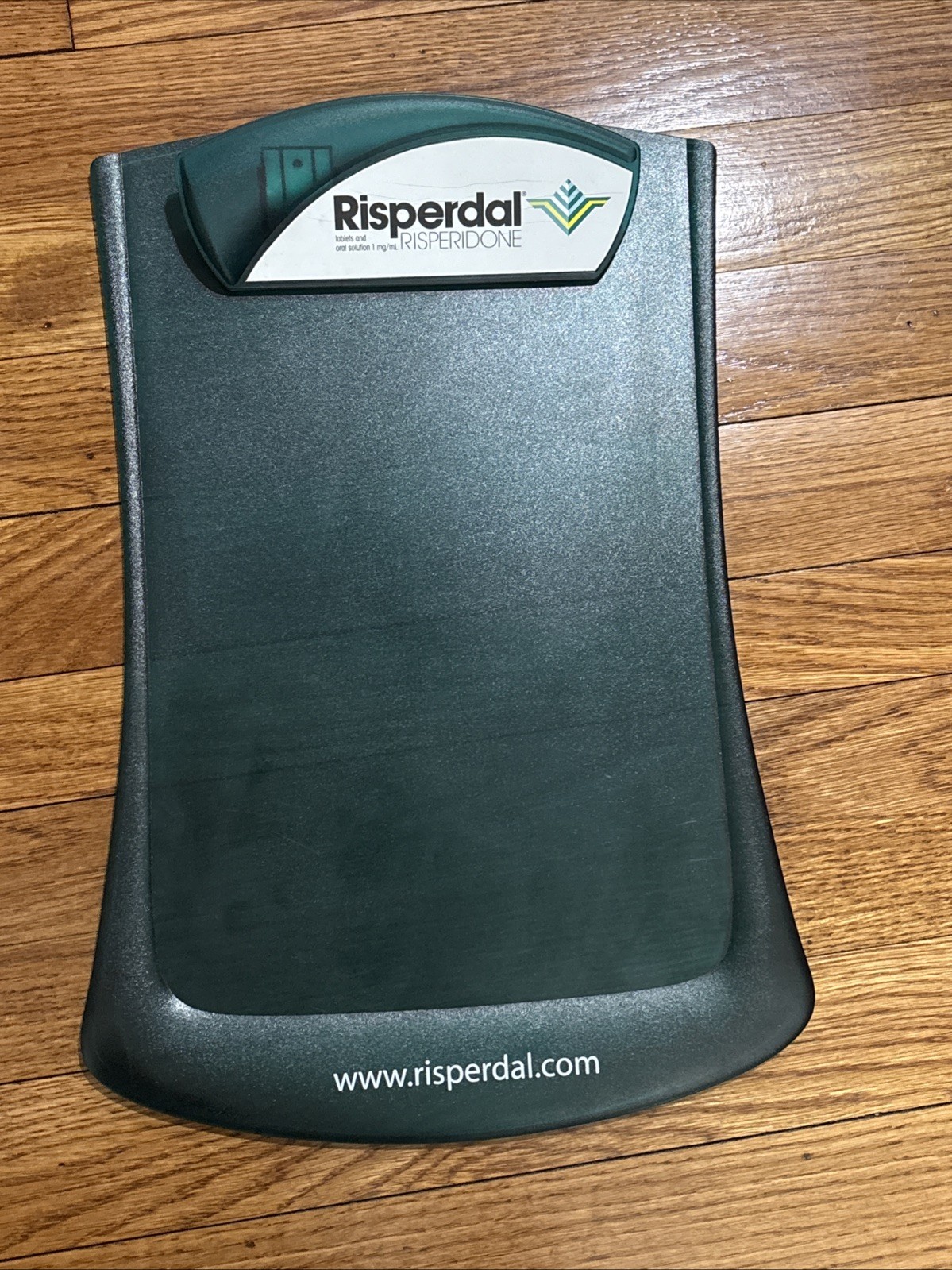 Risperdal Clipboard Janssen Pharmaceutical promo PharmaDesign