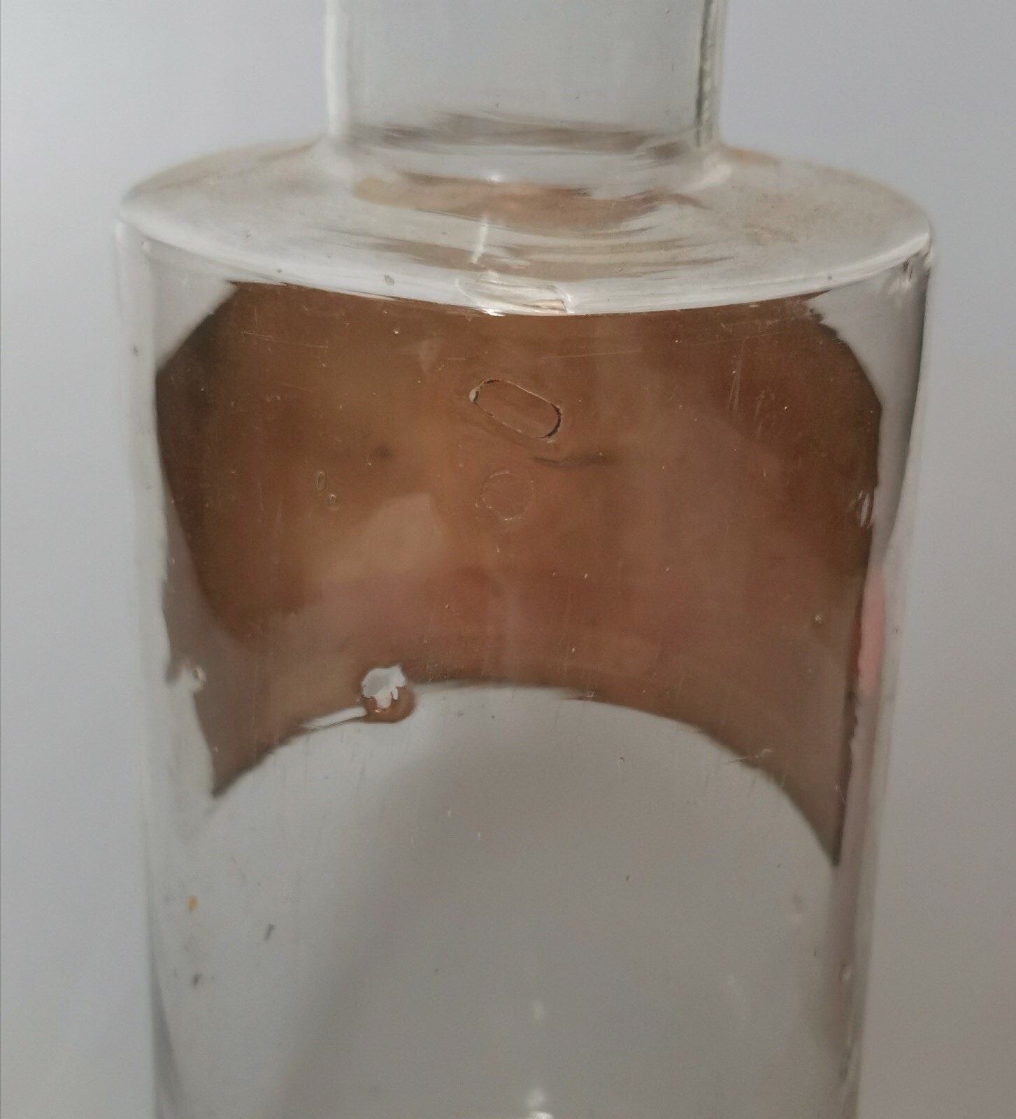 Antique Victorian apothecary bottle, large chemists bottle