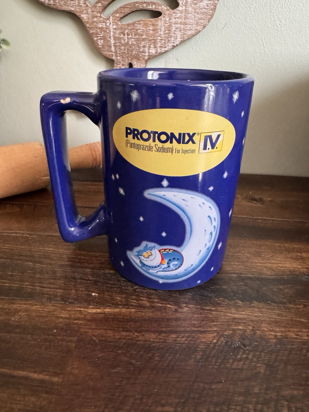 Protonix IV Injection Mug; Pharmaceutical Oversized Coffee Mug