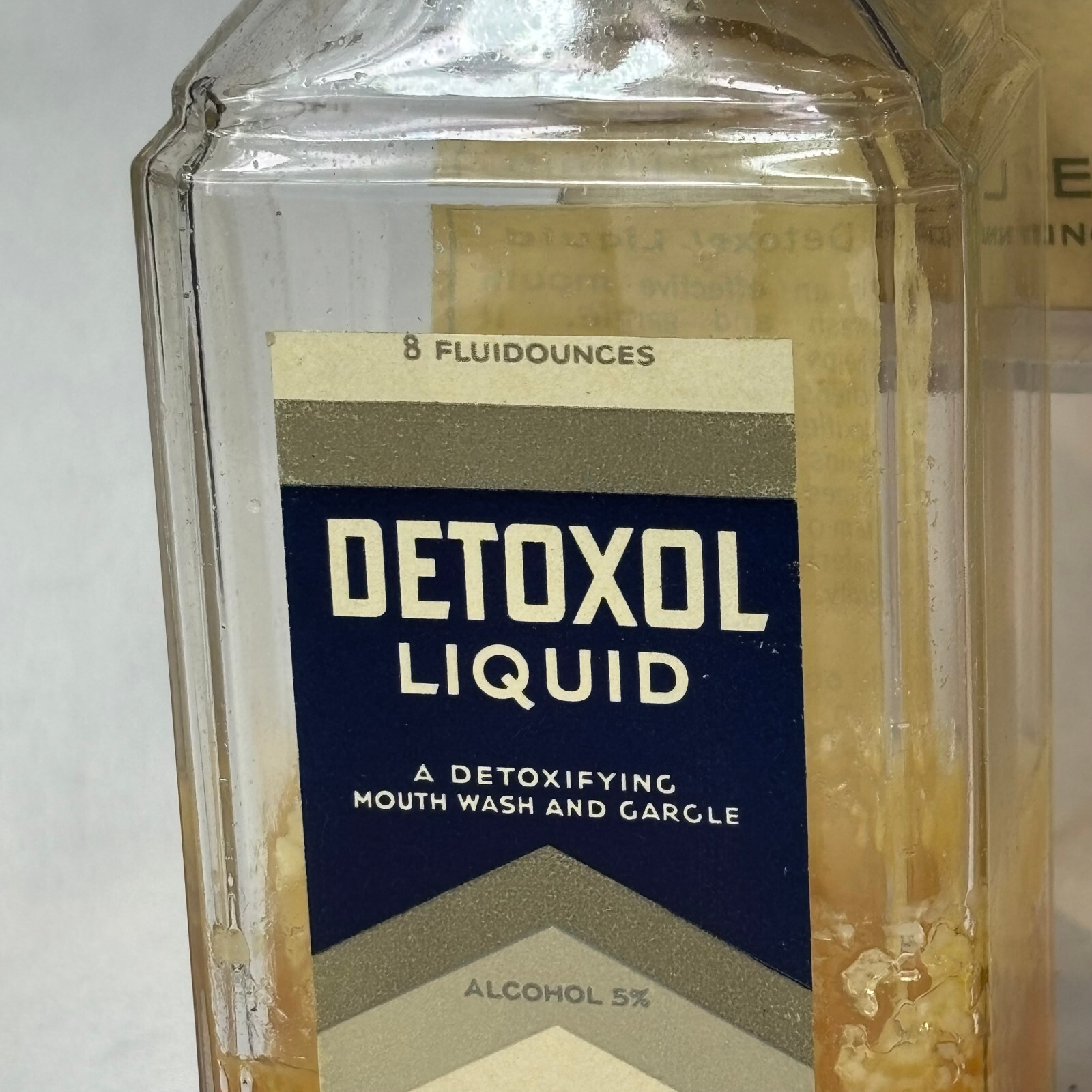 Vtg Detoxol & Mercitan Mouth Wash In Original Boxes