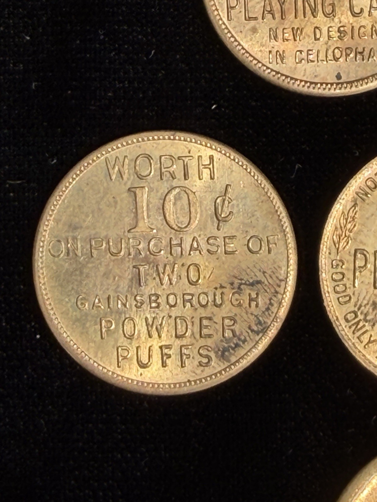 RARE – 1930’s Walgreens Milwaukee prosperity tokens With ORIGINAL Bag