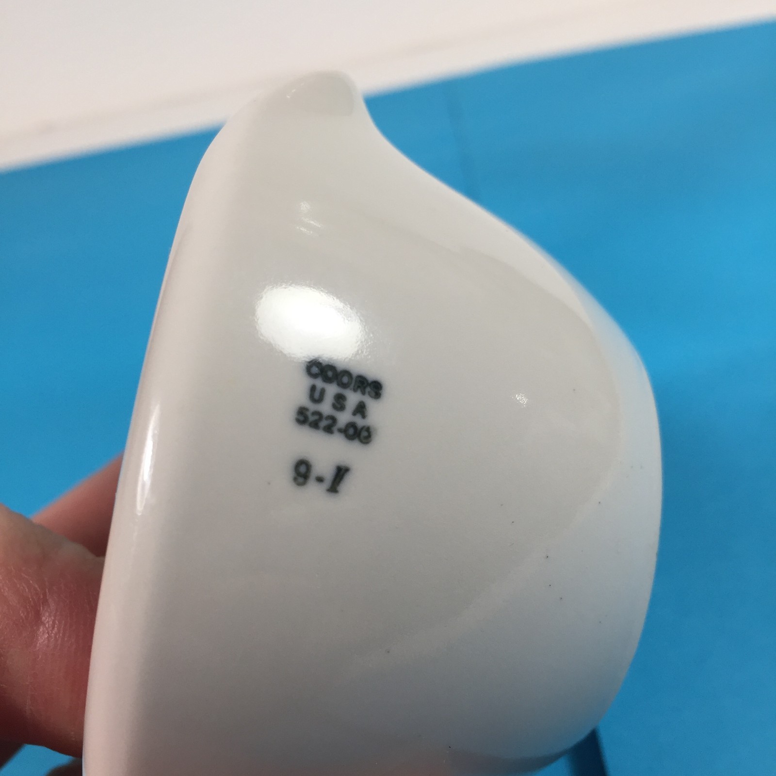 Coors USA 522-00 Porcelain Heavy Small White Apothecary Lab Mortar-No Pestle