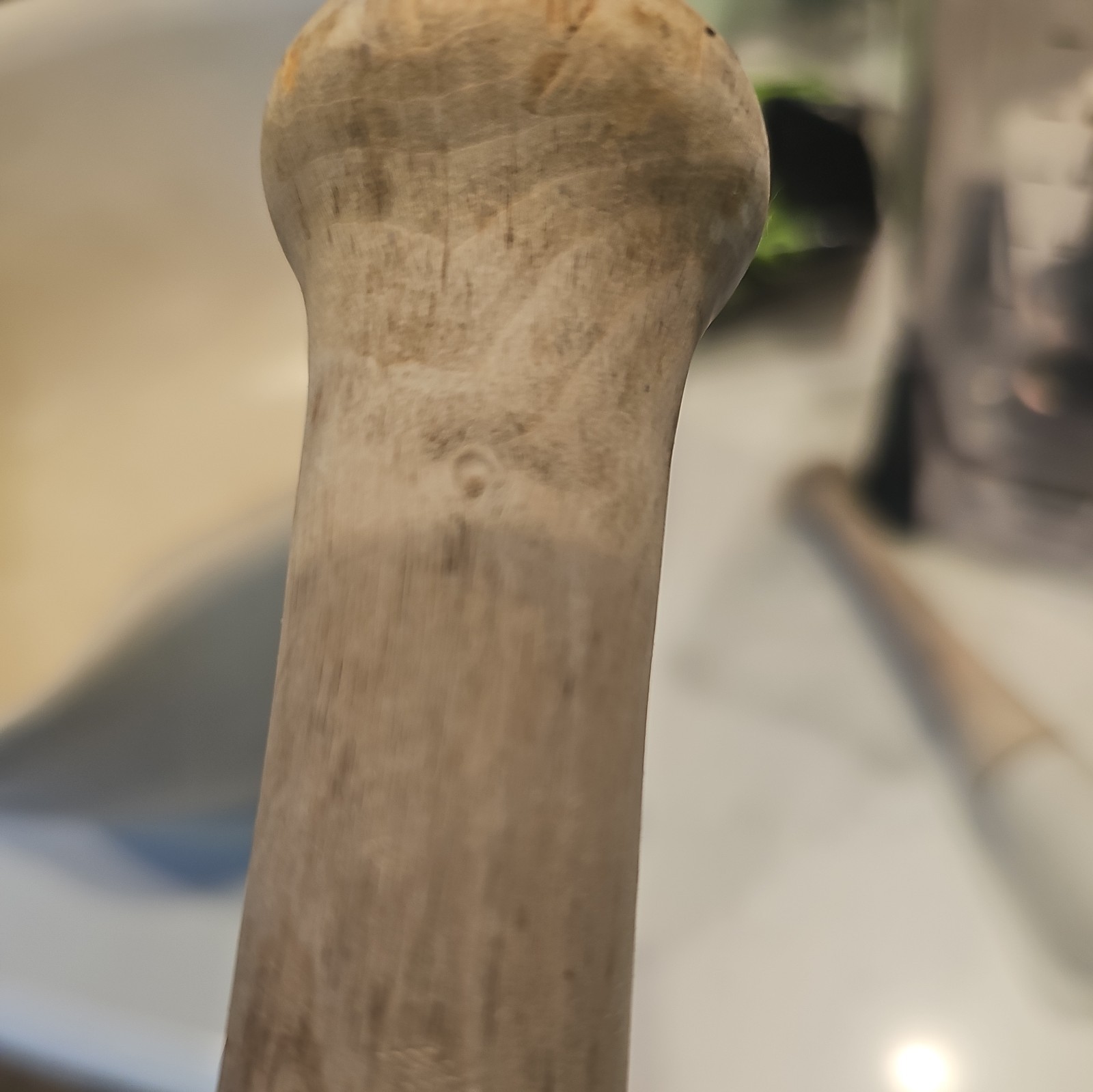 Large Antique Mortar & Pestle, English, Ceramic, Beech, Apothecary, Edwardian