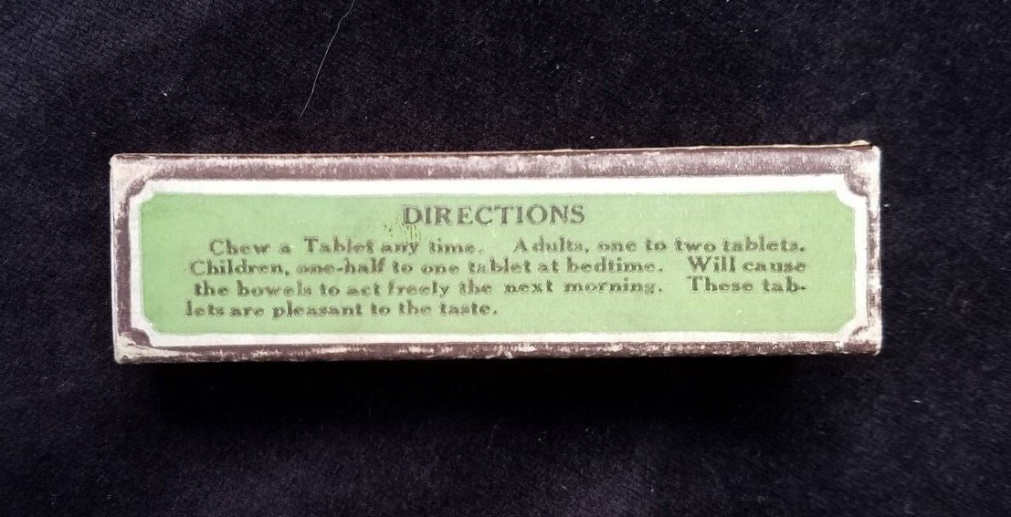 New Old Stock Medicine Box Konjola Laxative Tablets Mosby Medicine Cincinnati OH