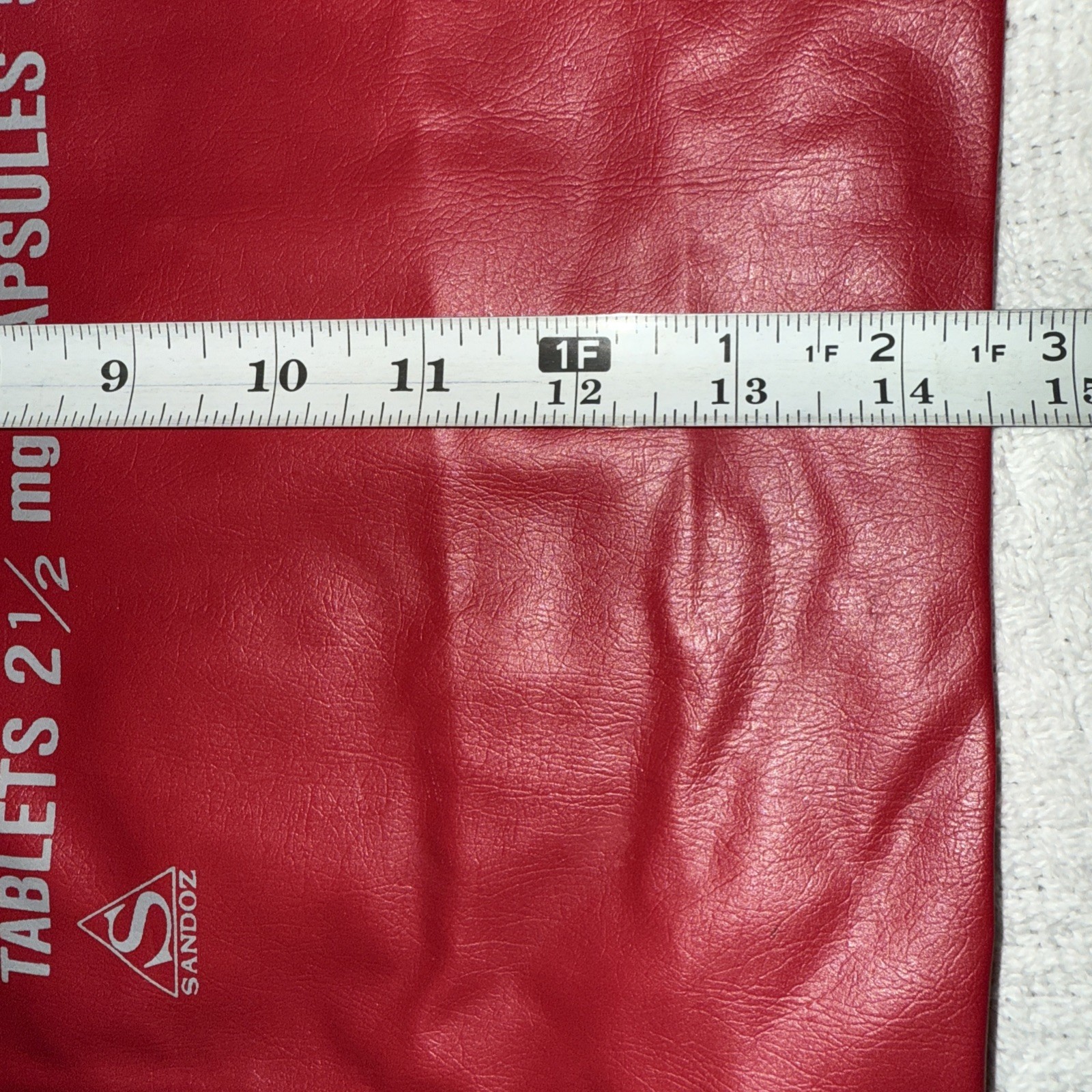 Sandoz Parlodel Bromocriptine Tote Bag Vinyl Drug Rep Pharmaceutical Promo Tear