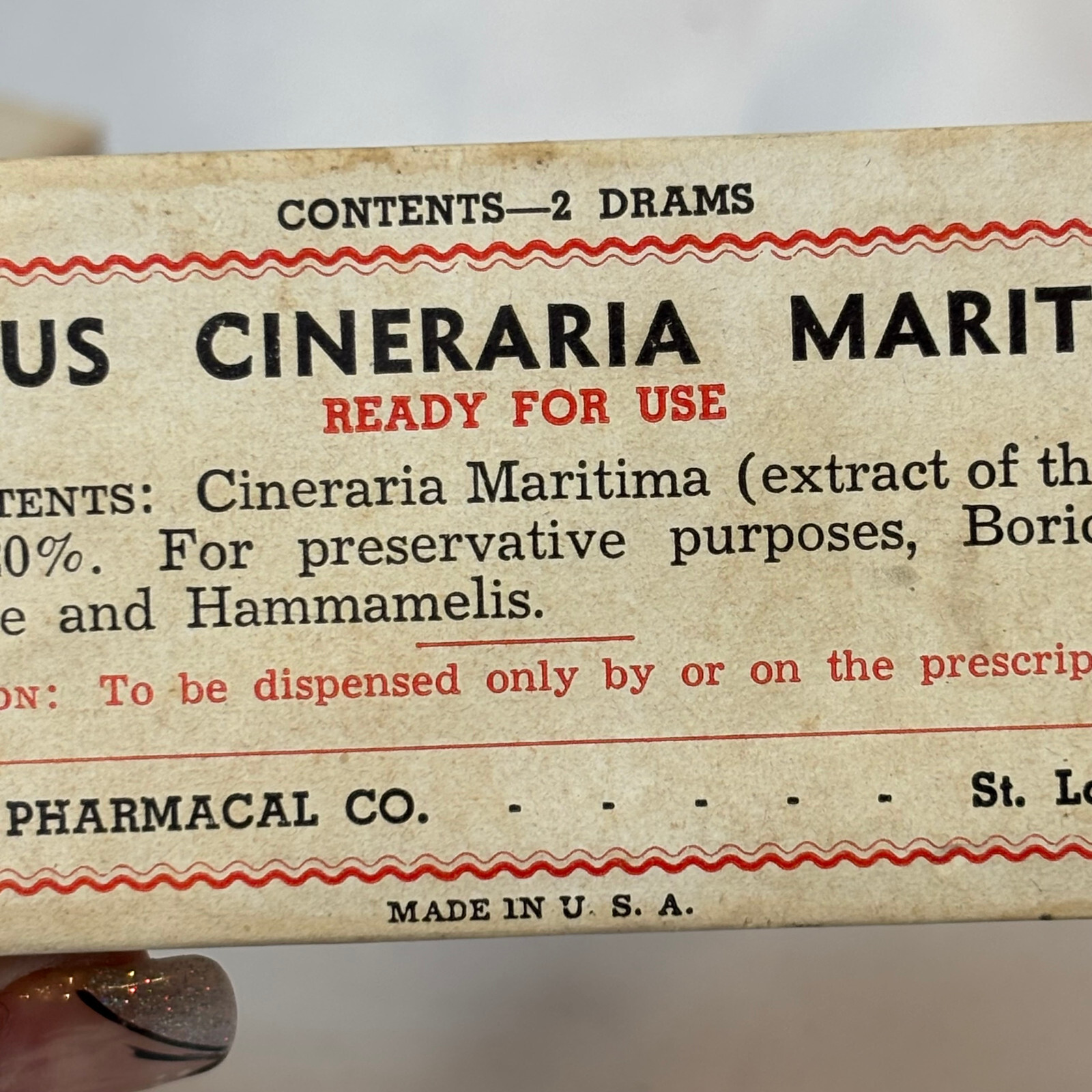 Vtg Walker Pharmacal Succus Cineraria Maritime Sealed In Original Boxes Quackery
