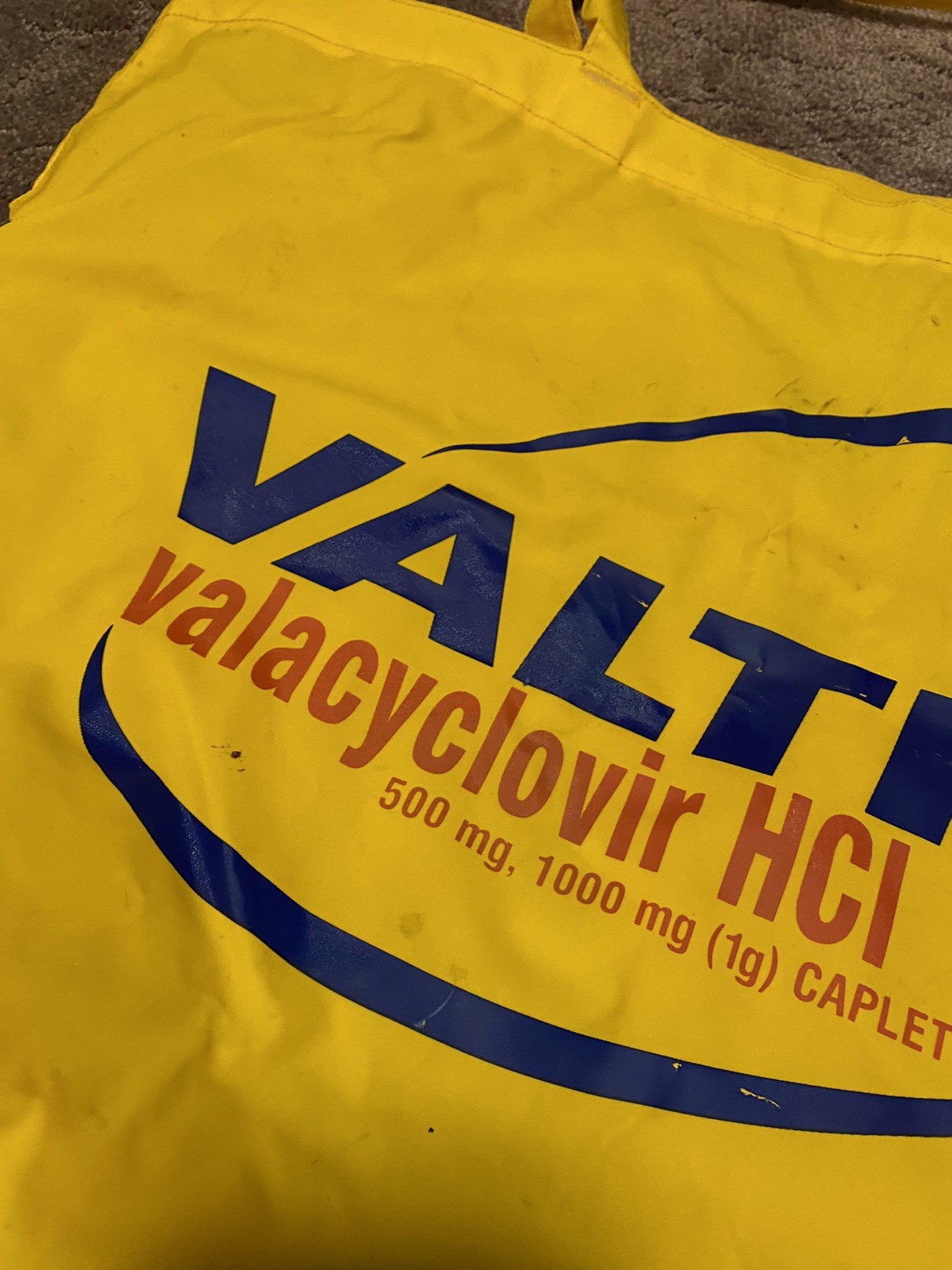 Pharmaceutical Promo Tote Bag GlaxoSmithKline GSK Valtrex VG