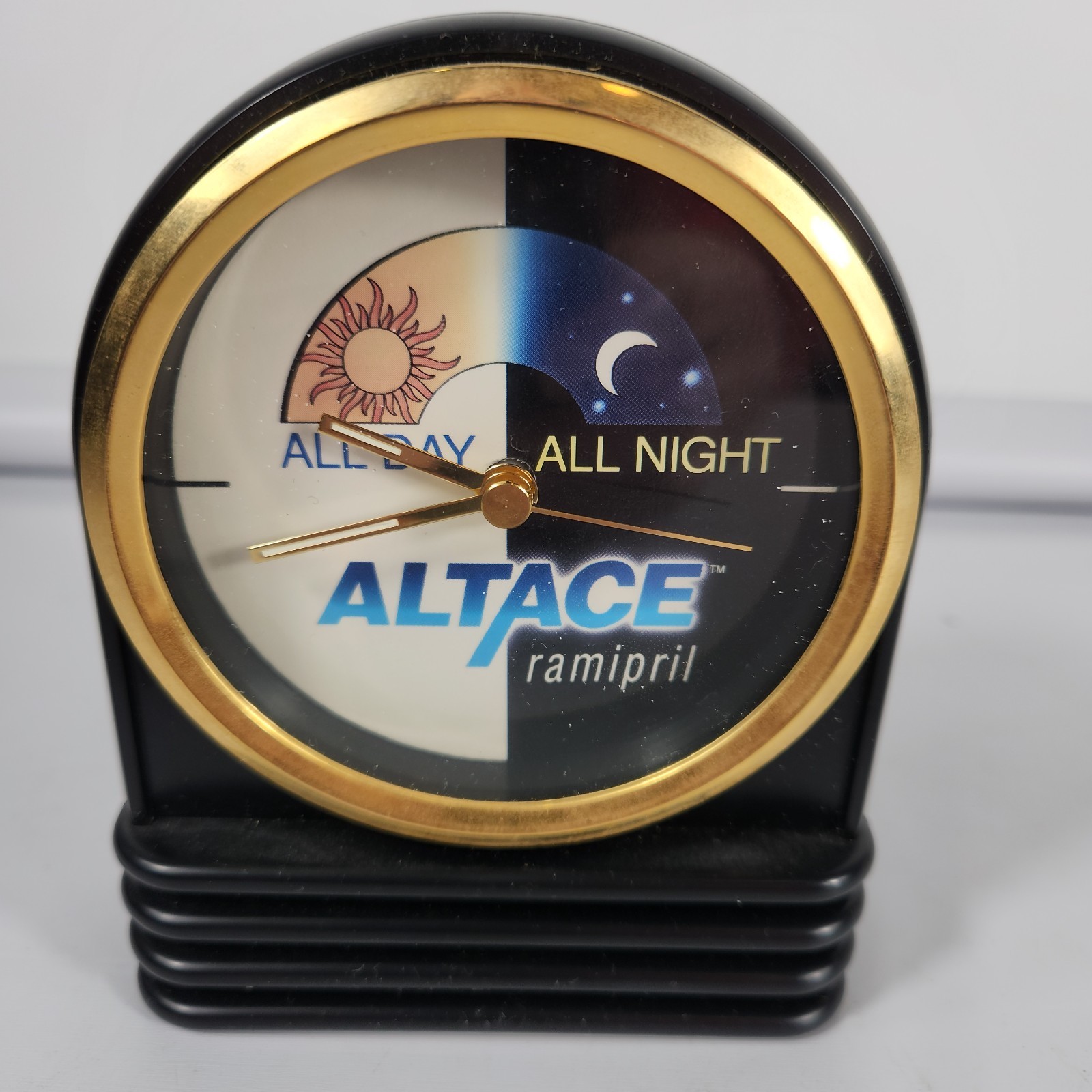 Vtg Altace Ramipril Clock Pharmaceutical Collectible Rx Drug Rep Promo 5″