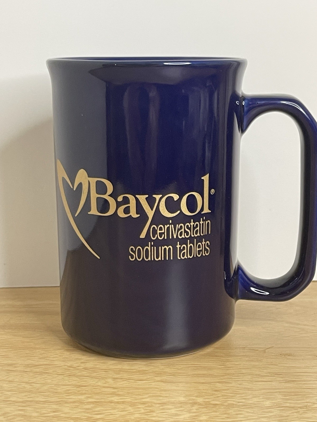 Baycol Cerivastatin Recalled Pharma Drug Rep Promo Mug Coffee Cup Rare