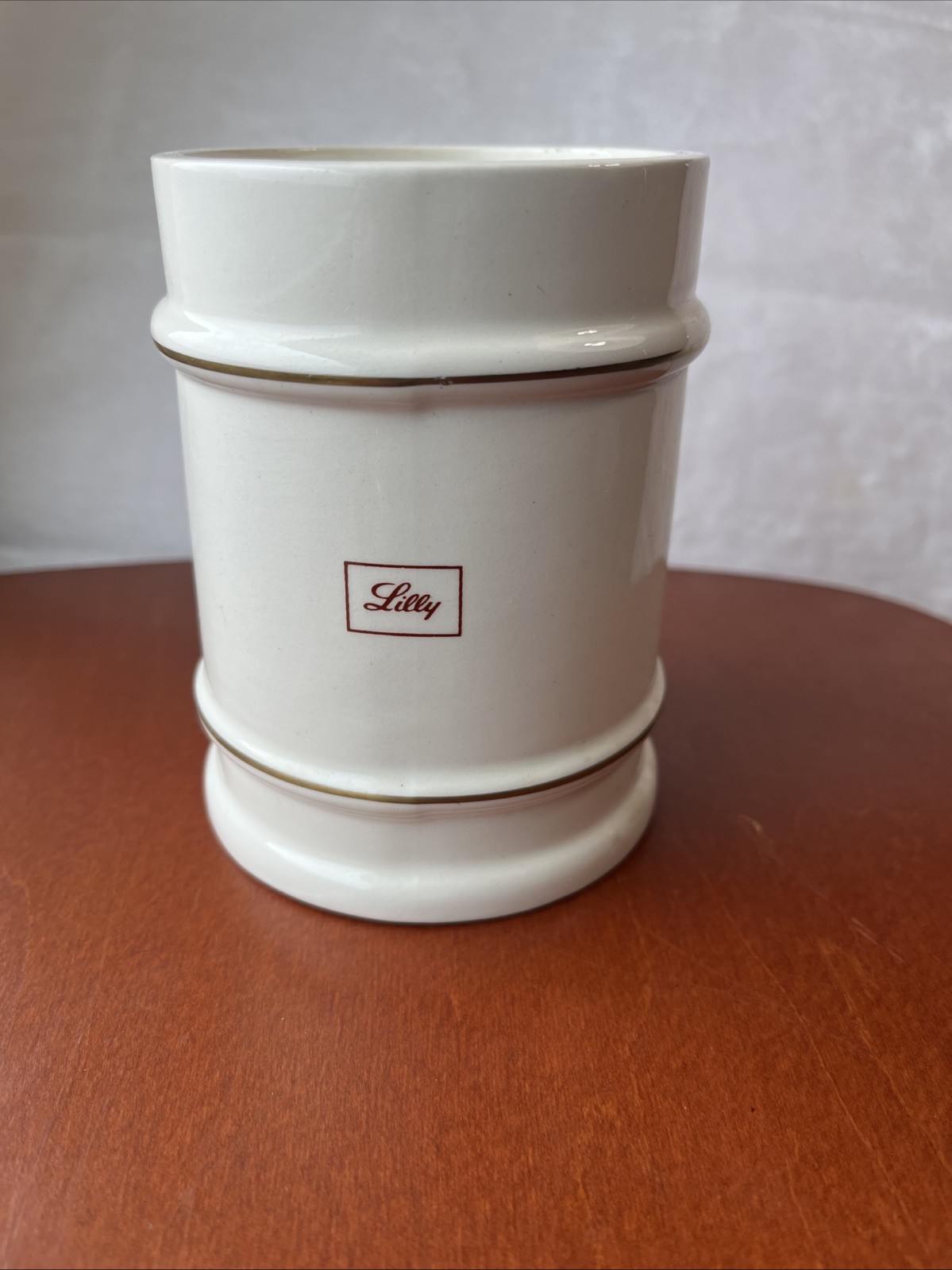 Vintage Darvocet-N 100 Porcelain 7” Apothecary Jar Pharmaceutical Darvon 65