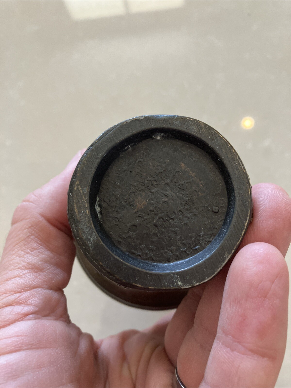 Mortar and Pestle, Metal Small America’s Bicentennial 76 Rx Apothecary Pharmacy