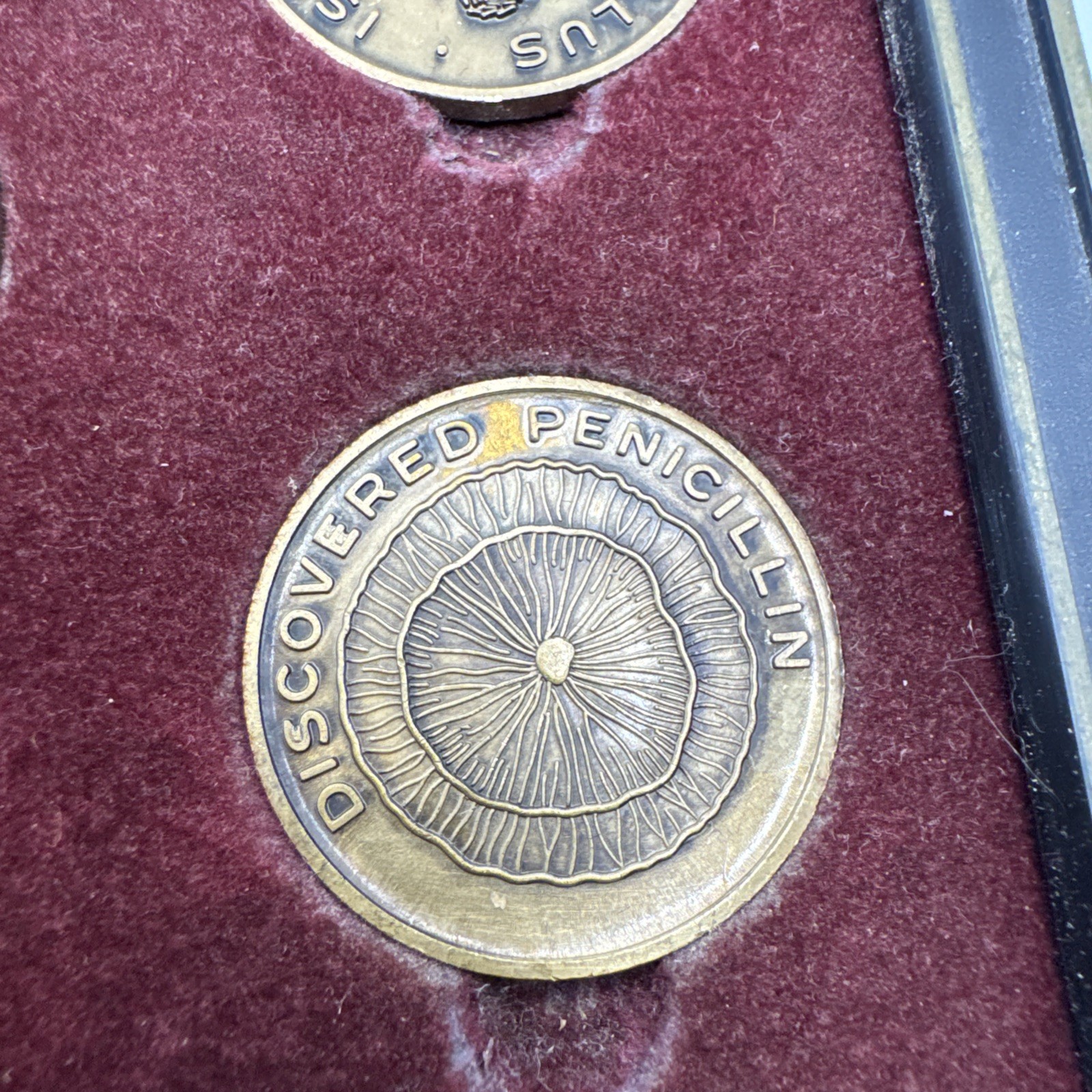 RARE Eli Lilly & Co Coins PIONEERS IN THE FIGHT AGAINST INFECTIOUS DISEASE FRAME
