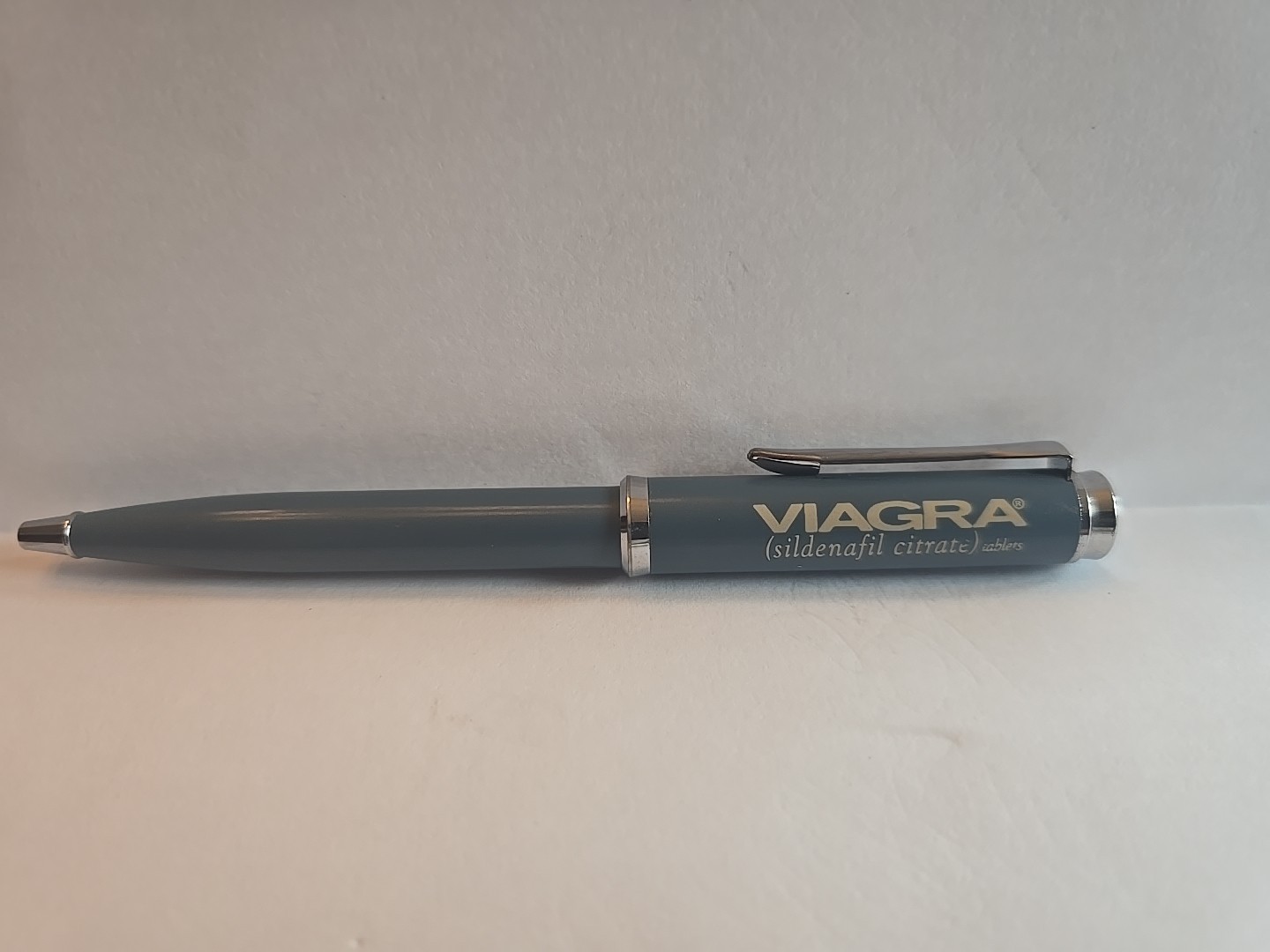 Rare Viagra Metal Pen Pharmaceutical Medical Promotional Drug Rep Writes Vintage
