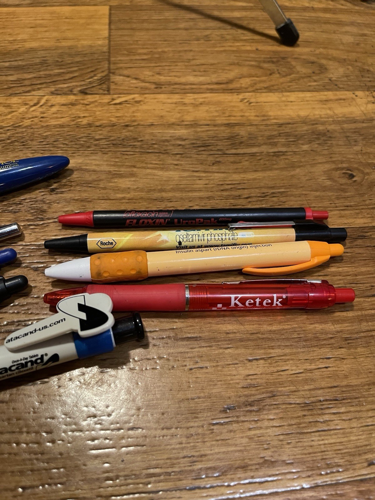 Lot Vintage Pharmaceutical Drug Rep Pharmacy Advertising Pens Pencil 80’s/ 90’s