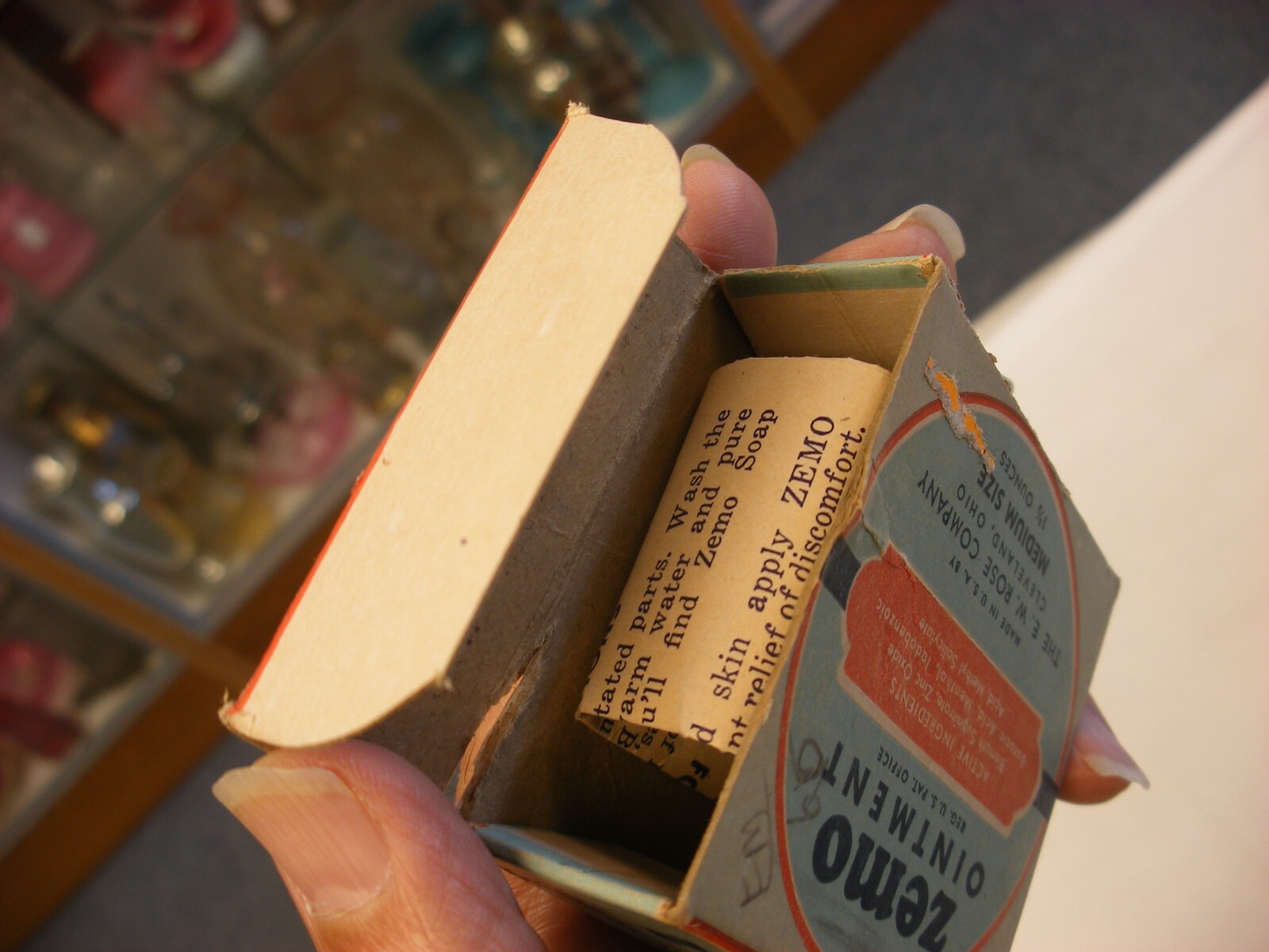 Vintage Medical Remedy Pharmacy Quack Cure – Zemo Ointment – Empty
