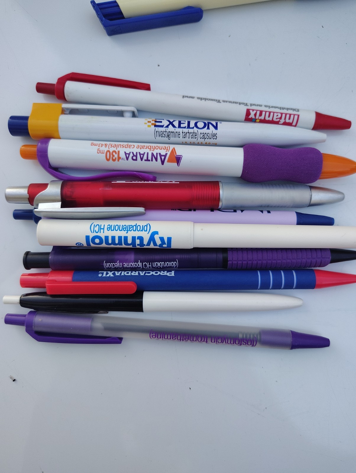 Lot Of 50 Pharmaceutical Drug Rep Advertising Pens ⭐ No Doubles ⭐ iii