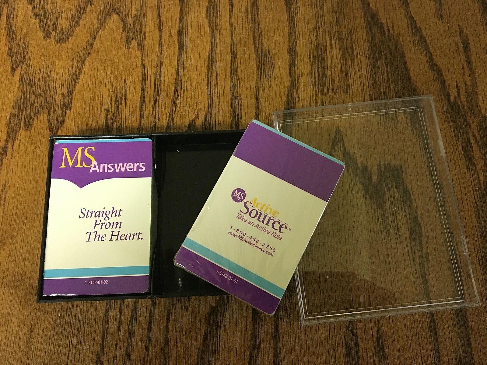 VINTAGE 2 DECKS OF PLAYING CARDS FROM MS ACTIVE SOURCE