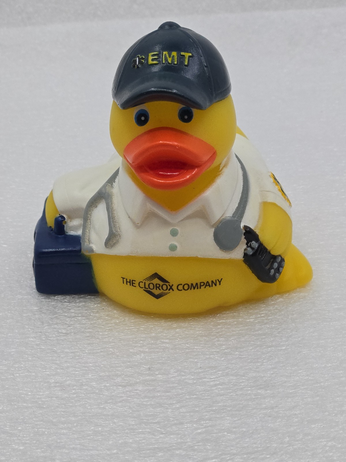 Pharmaceutical Healthcare Promotional Novelty Vinyl Yellow Ducks Lot Of 4 RARE
