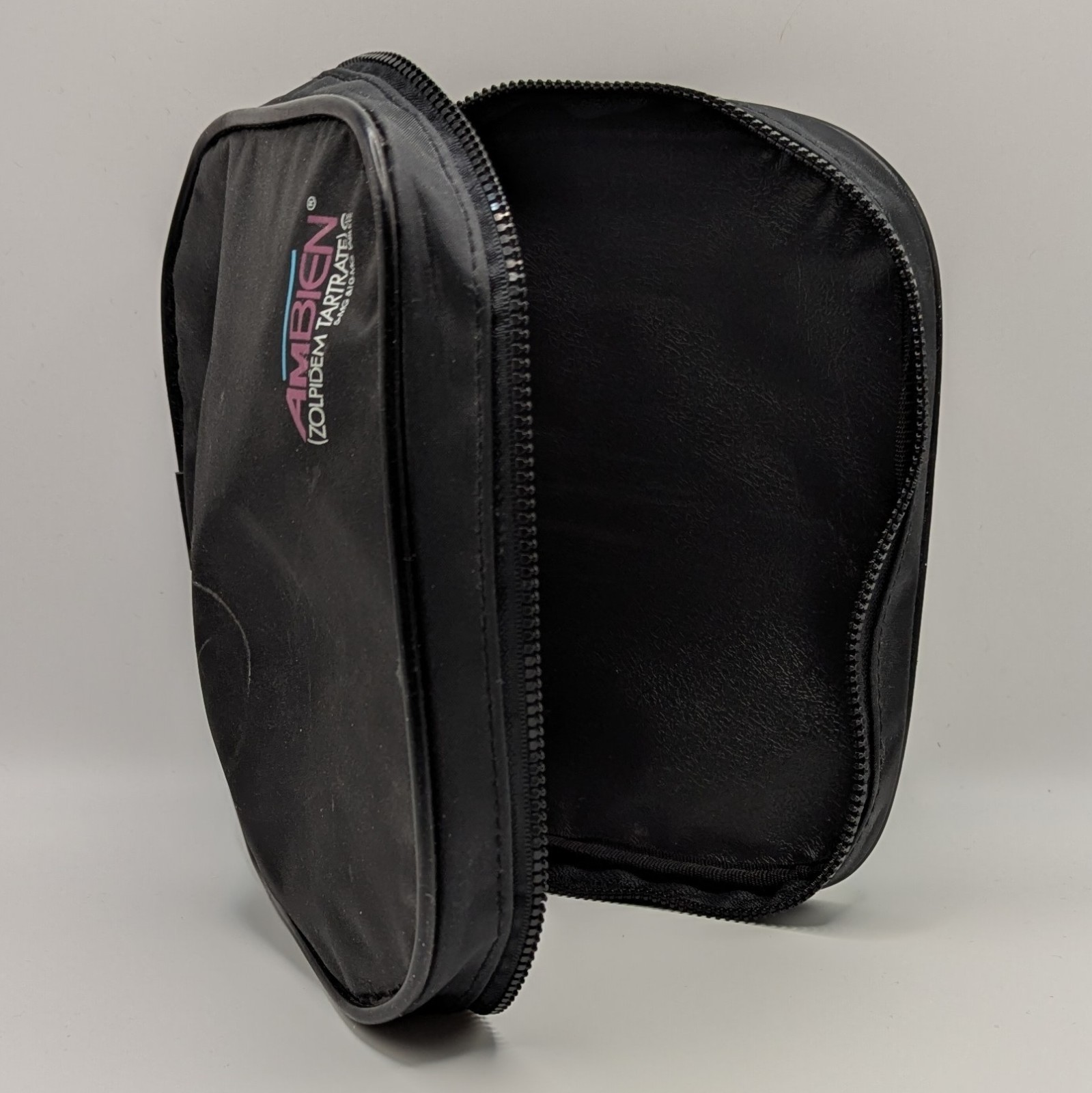 Drug Rep Promo Travel Pouch Zipper Bag Ambien Pharmaceutical Advertising