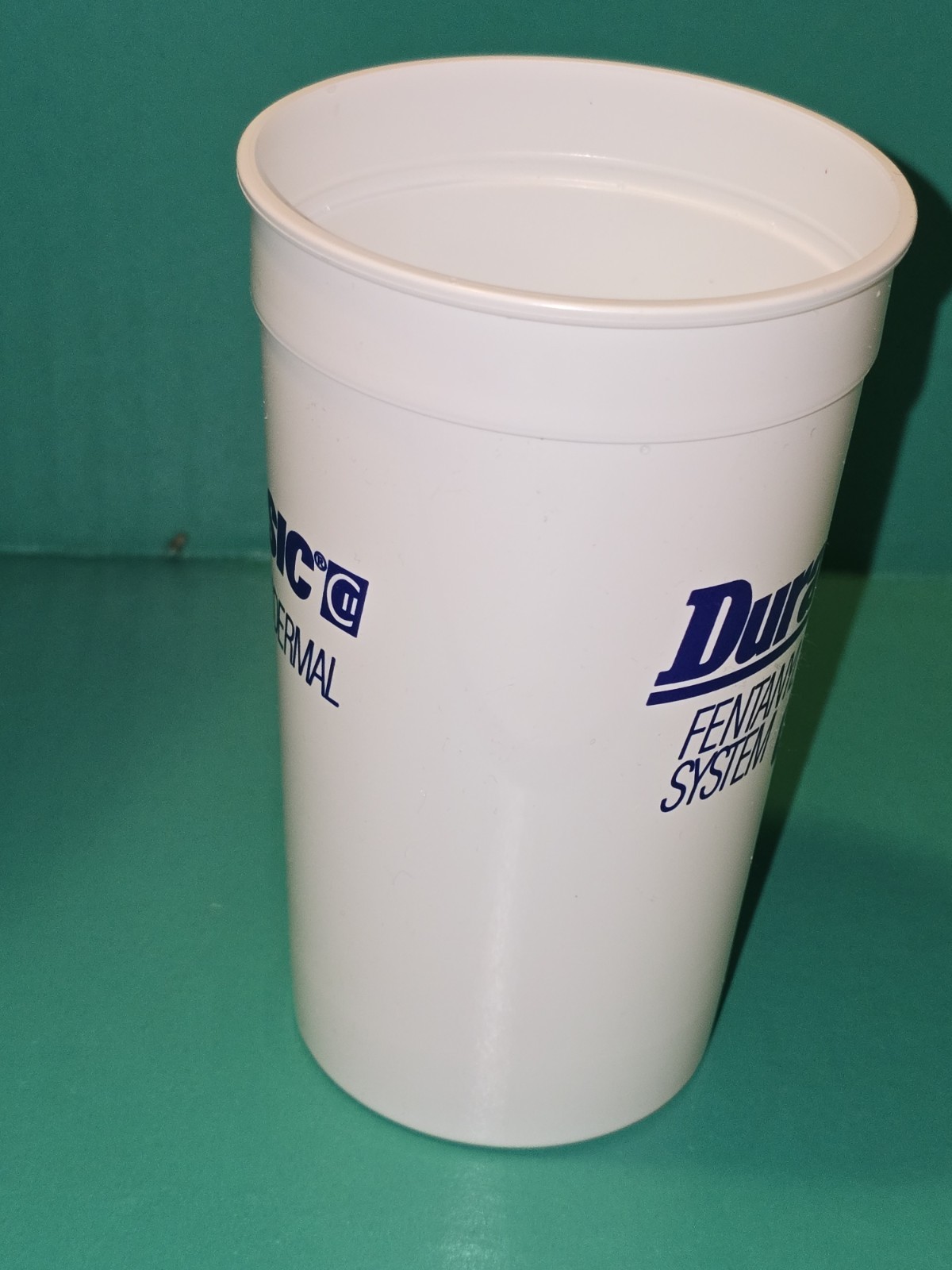 Duragesic Pharmaceutical RX Rep Promotional Plastic Drinking Cups Set of 4