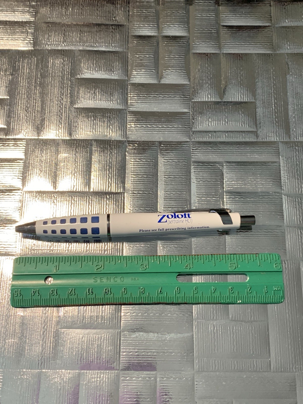 Beautiful Zoloft PEN Drug Rep Pharmaceutical Promo Medical Advertising Writes!