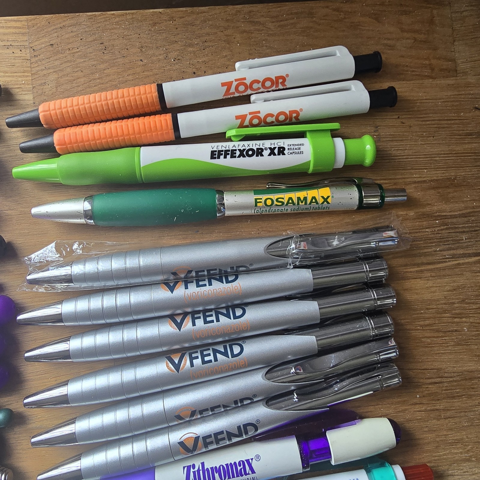 Massive Vintage Pharmaceutical Drug Rep Advertising Pen Lot Of 93