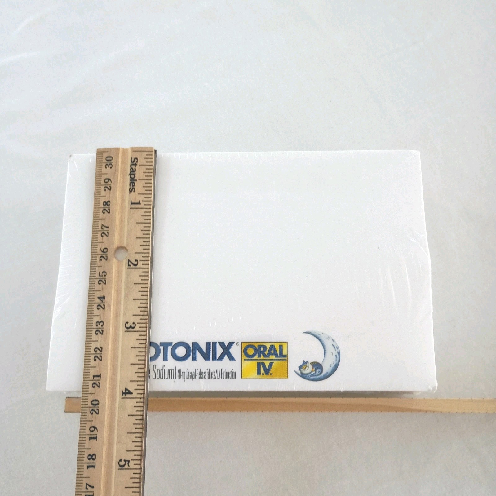 PROTONIX Post-It Note Pad Drug Rep Pharmaceutical Promo NEW/SEALED 10 Pads
