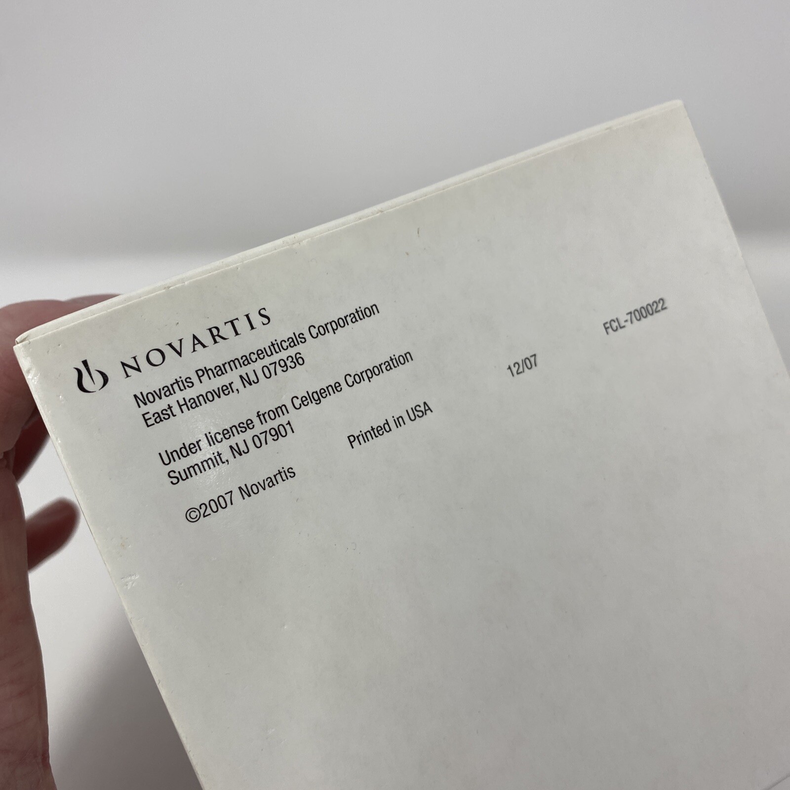 Vintage Focalin XR Tissue Box Pharmaceutical Pharm Rep 2007