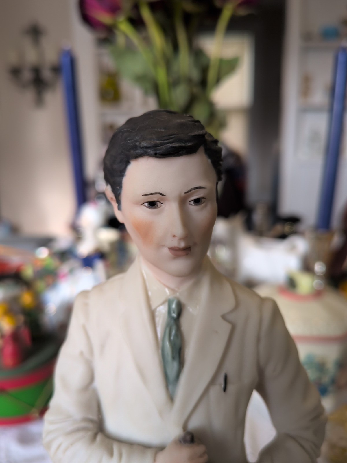Pharmacy Figurine , statue A. Belcarl 11 Inches Made In Italy