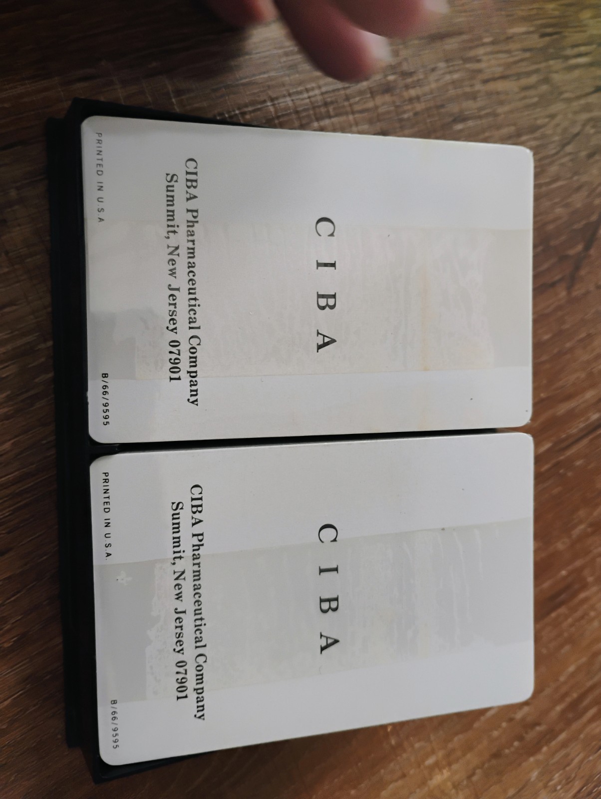 VTG 1966 Ser-Ap-Es Playing Cards Set SEALED NOS Drug CIBA Pharma Promo Medical