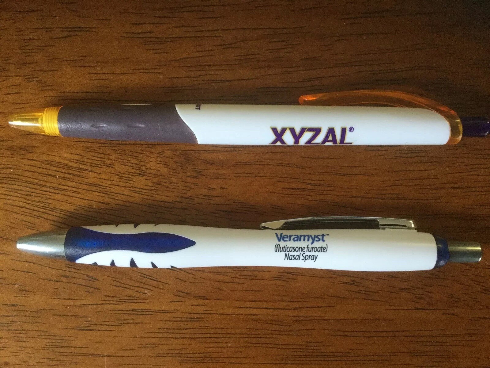 Pharmaceutical XYZAL & VERAMYST Plastic Papermate Pens