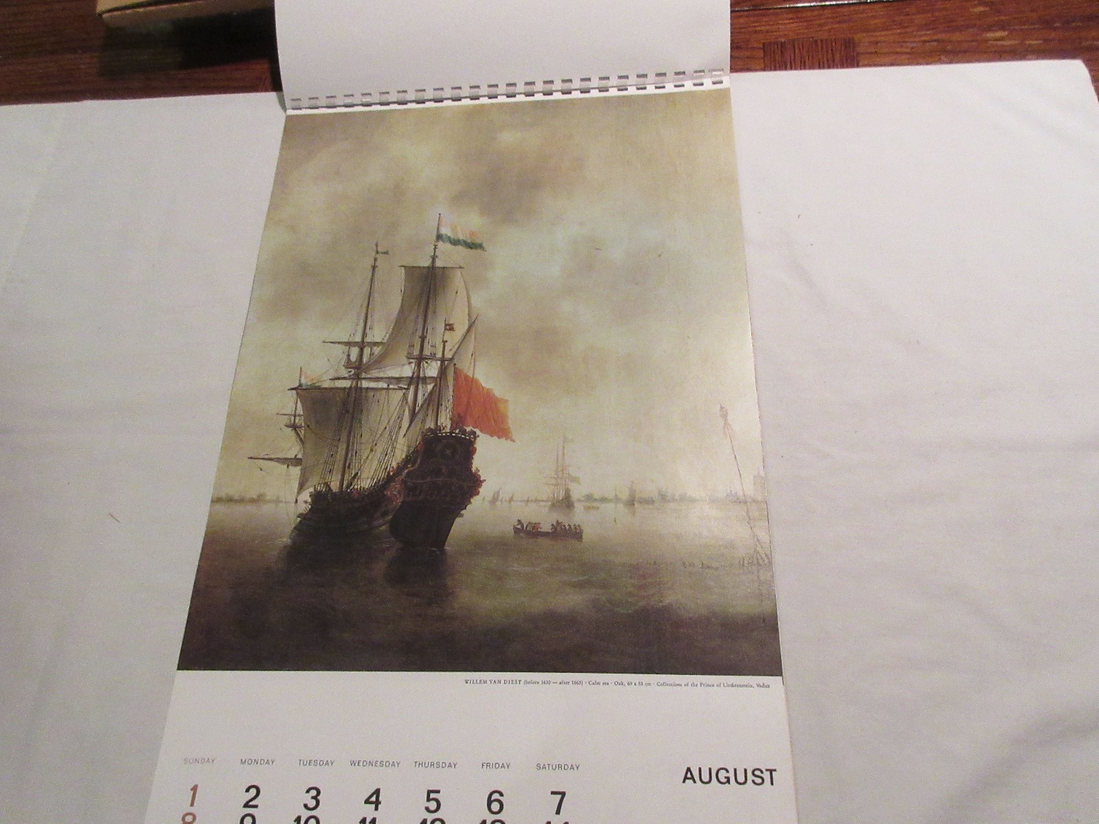 Rx , Hoechst-Roussel Pharmaceuticals Inc . ,1976 Calendar , 18 1/2″ X 11 1/2″