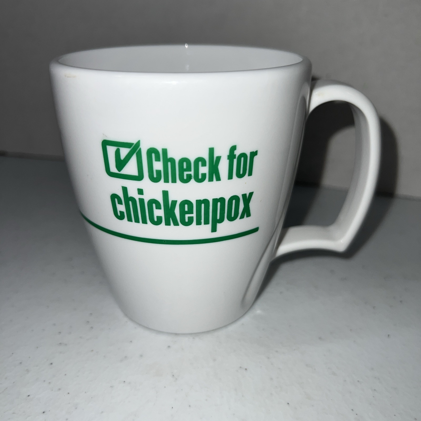 Check For Chickenpox Coffee Mug Melamine Vision USA Made In US