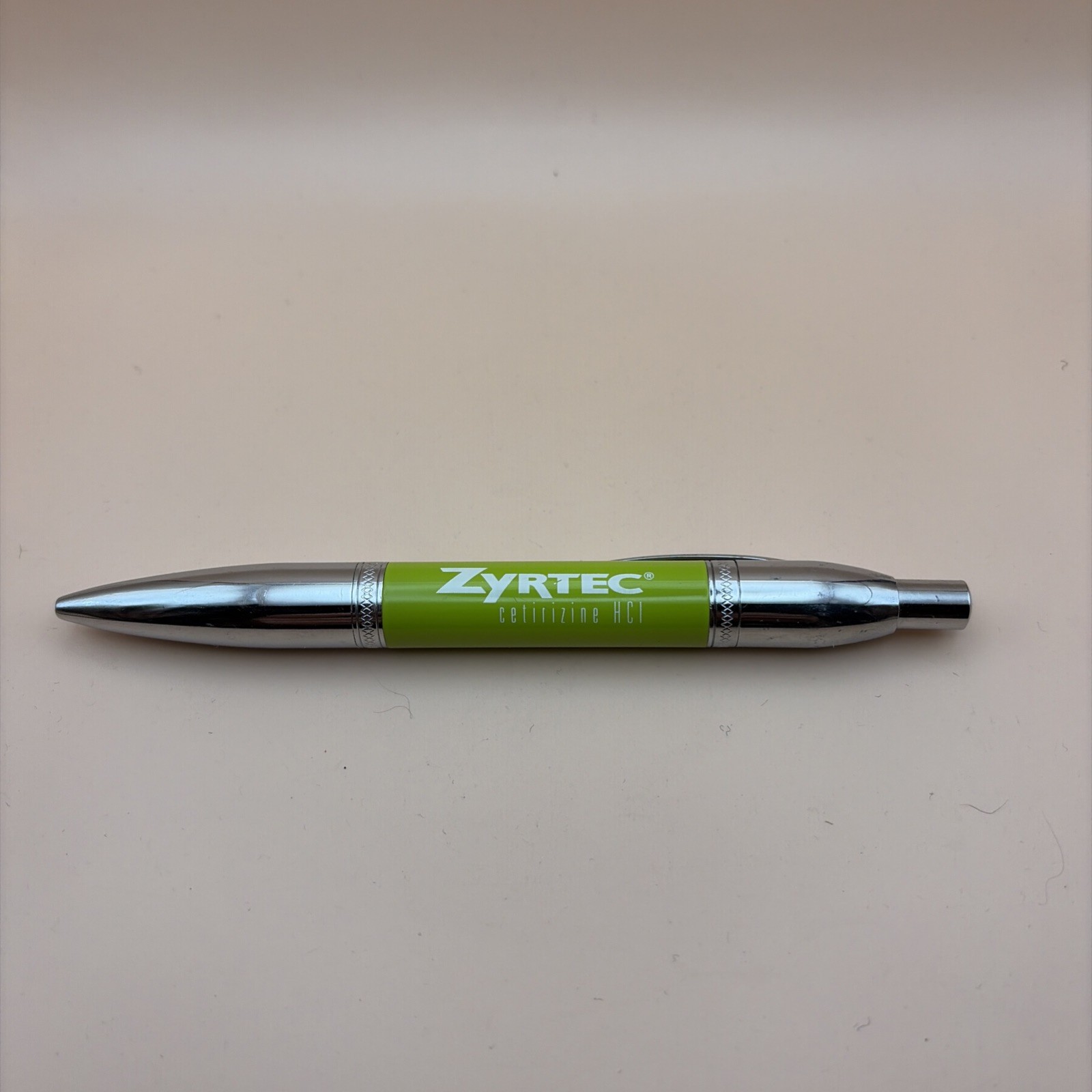 Drug Rep ZYRTEC Collectible Heavy Metal Pen RARE