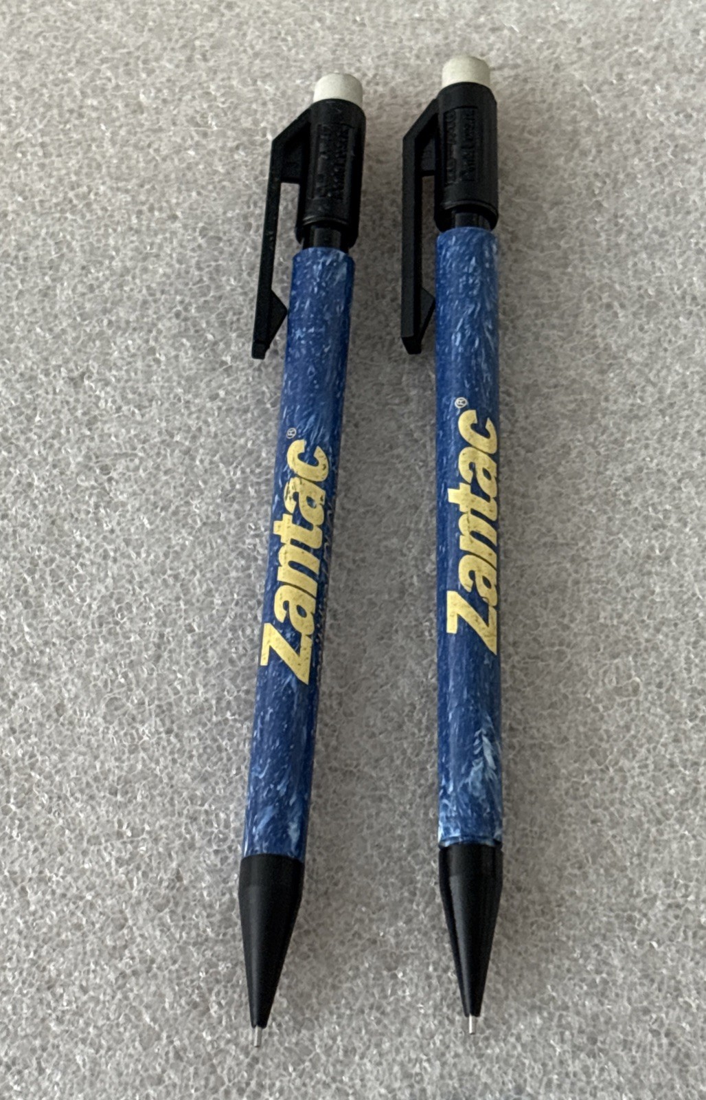 (2) ZANTAC Pharmaceutical Drug Rep Mechanical Pencil Advertising