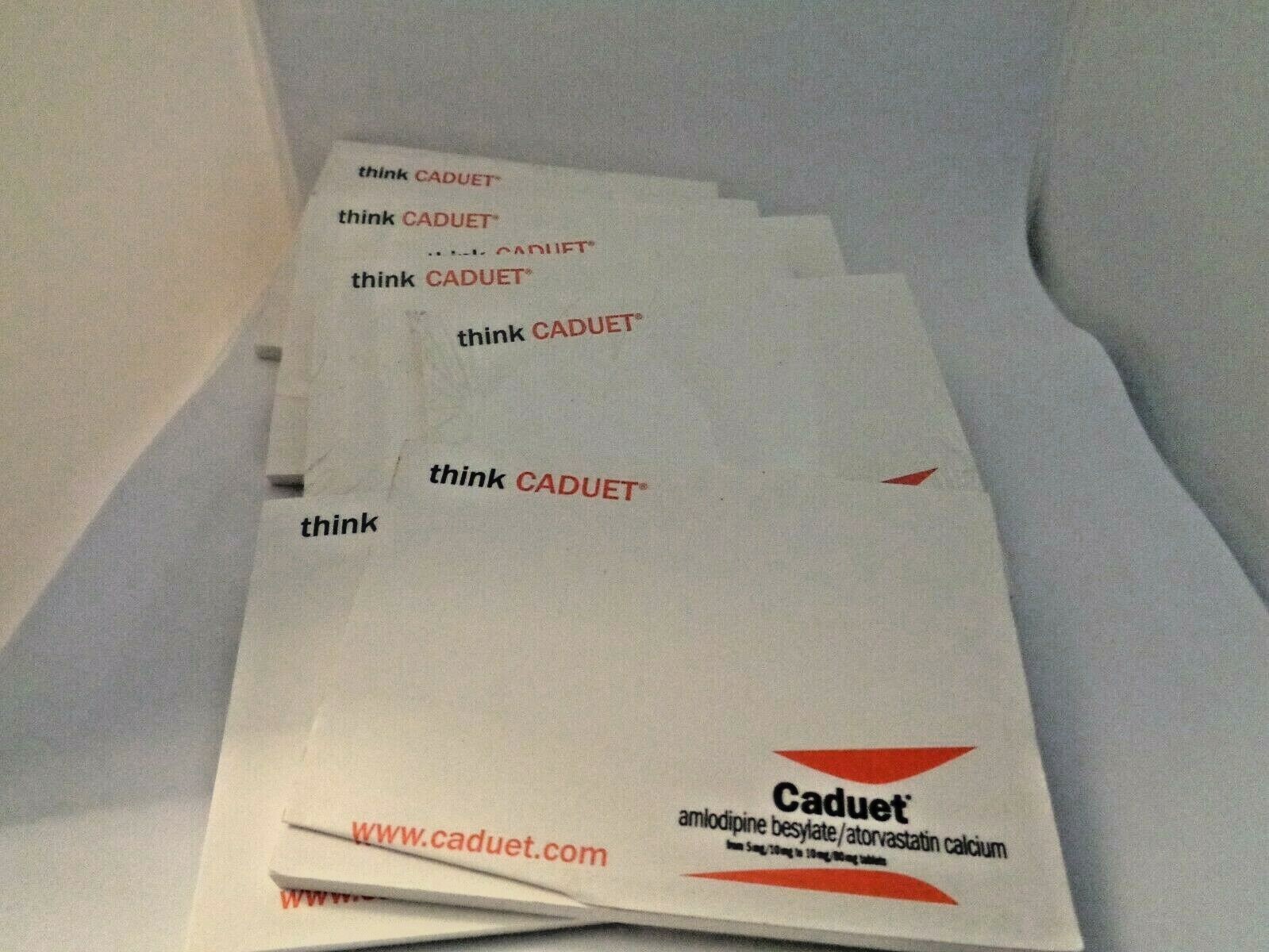 9 Packs PFIZER CADUET Pharmaceutical Drug Rep Advertising POST IT NOTES 2005