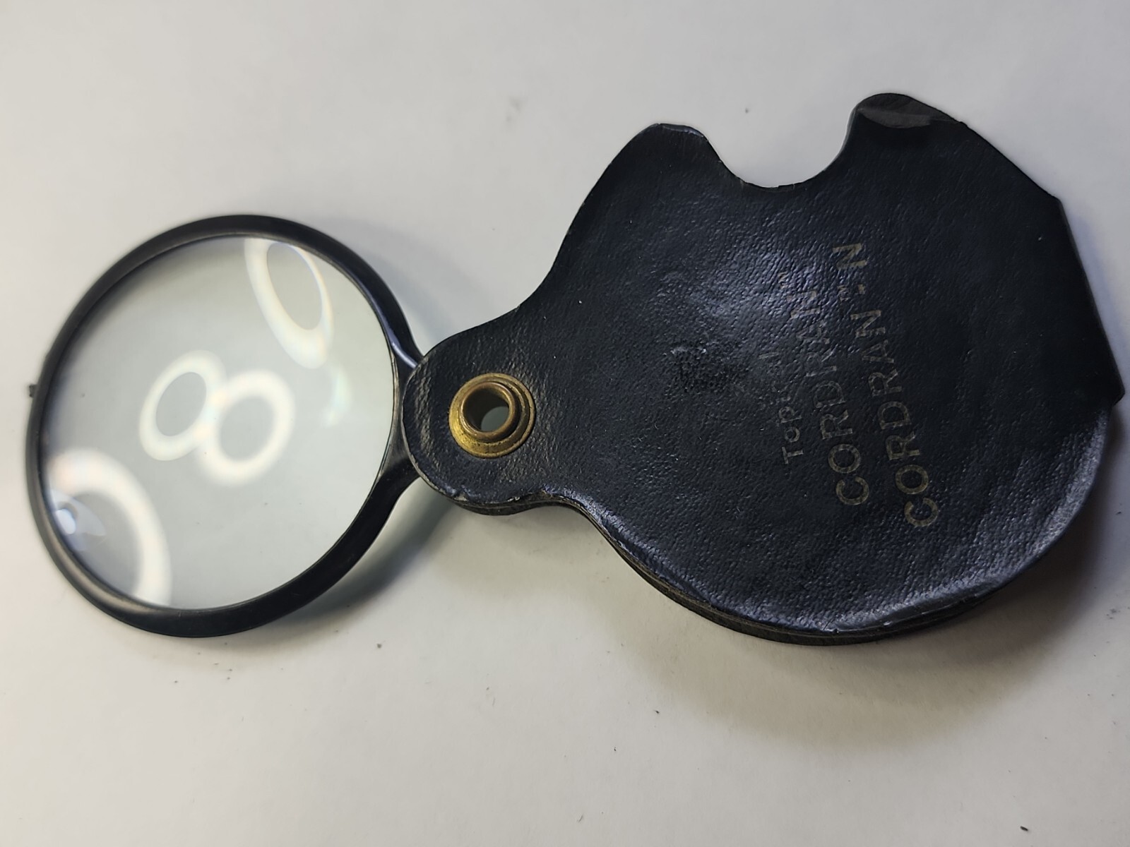 LILLY Cordran Haldrone Vintage Magnifying Glass Promotional Pharmacy