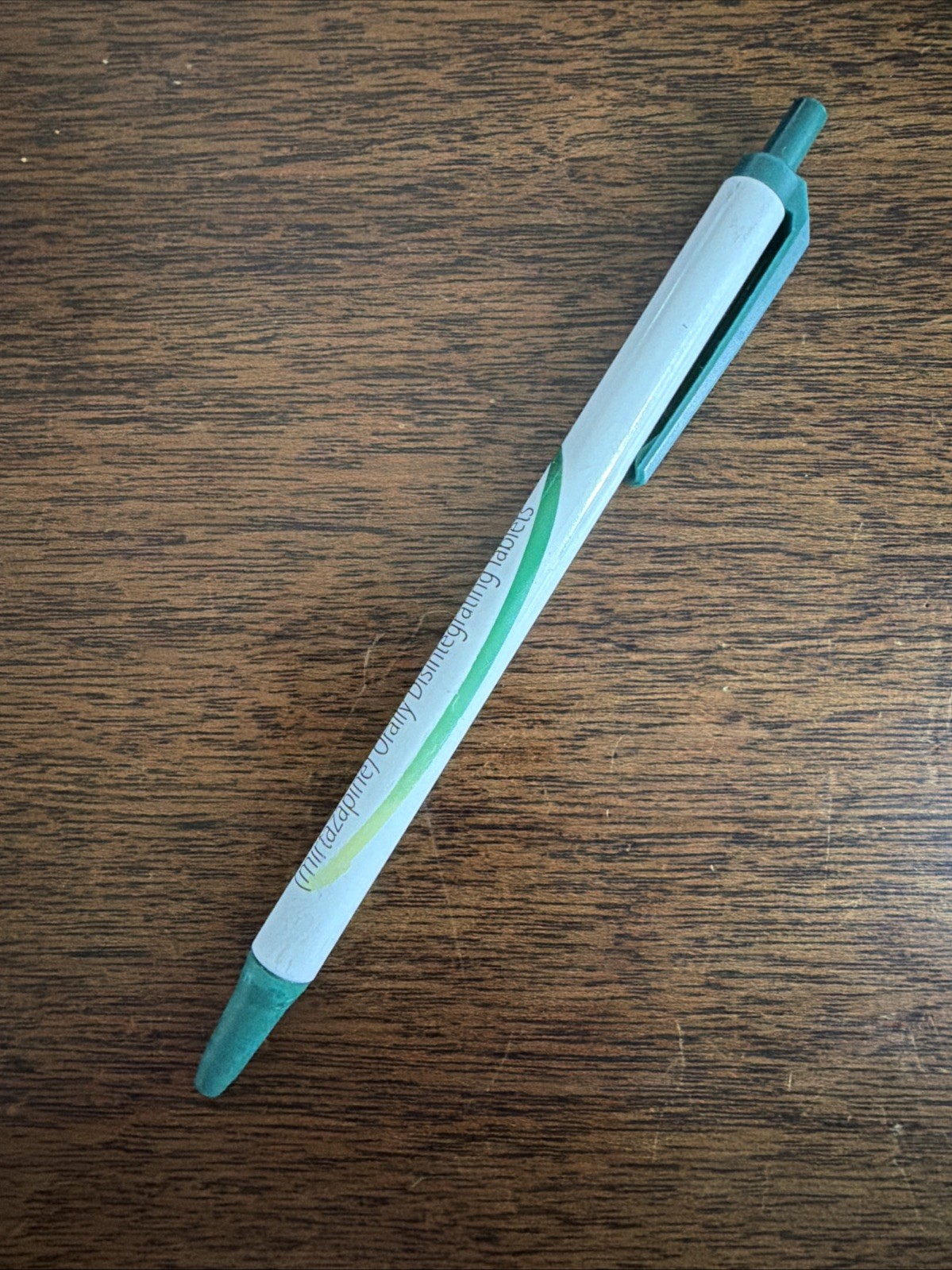 Rare Drug Rep Remeron SolTab Pen Medical Pharmaceutical Green White Merck Works