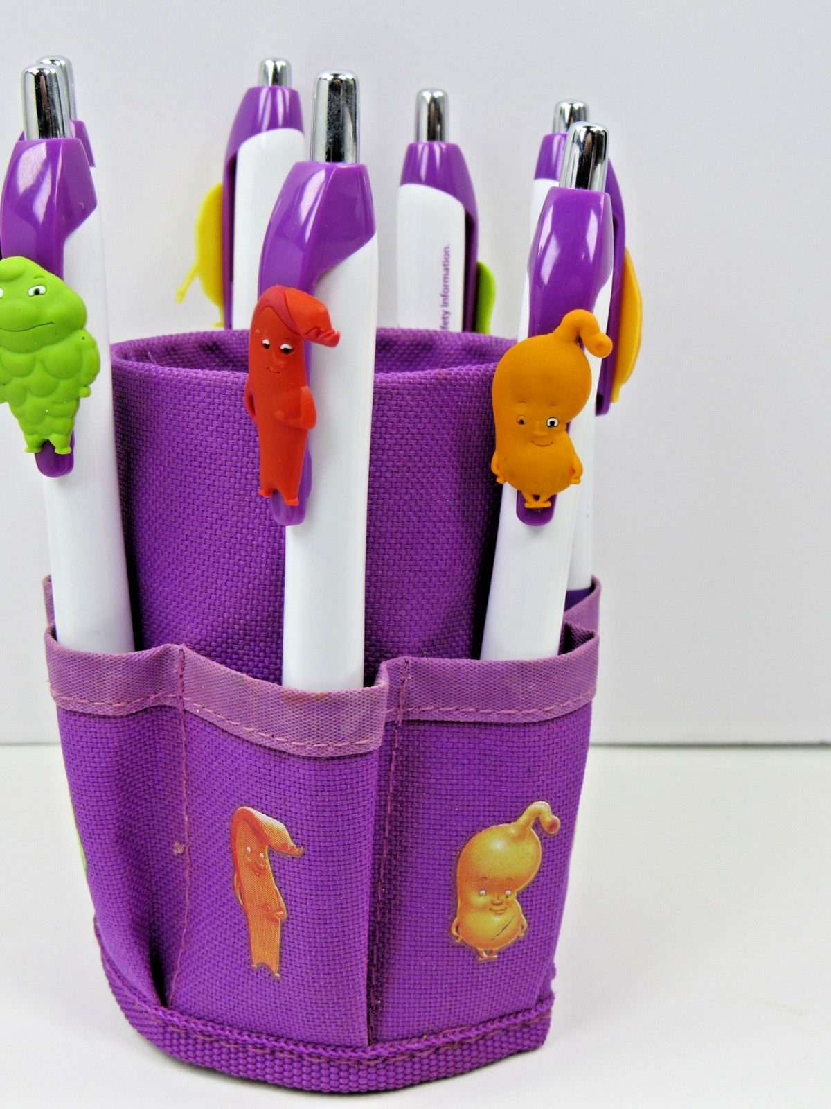 Actos LOT Character PENS, HOLDER CLIPS Drug Rep Pharmaceutical Promo Advertising