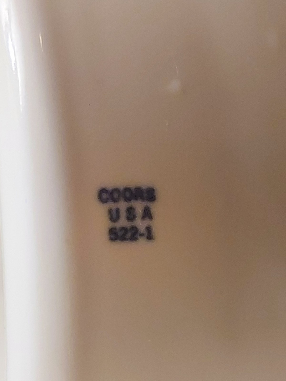 VTG Coors USA Porcelain Mortar & Pestle 522-1 Pharmacy Apothecary Lab Small