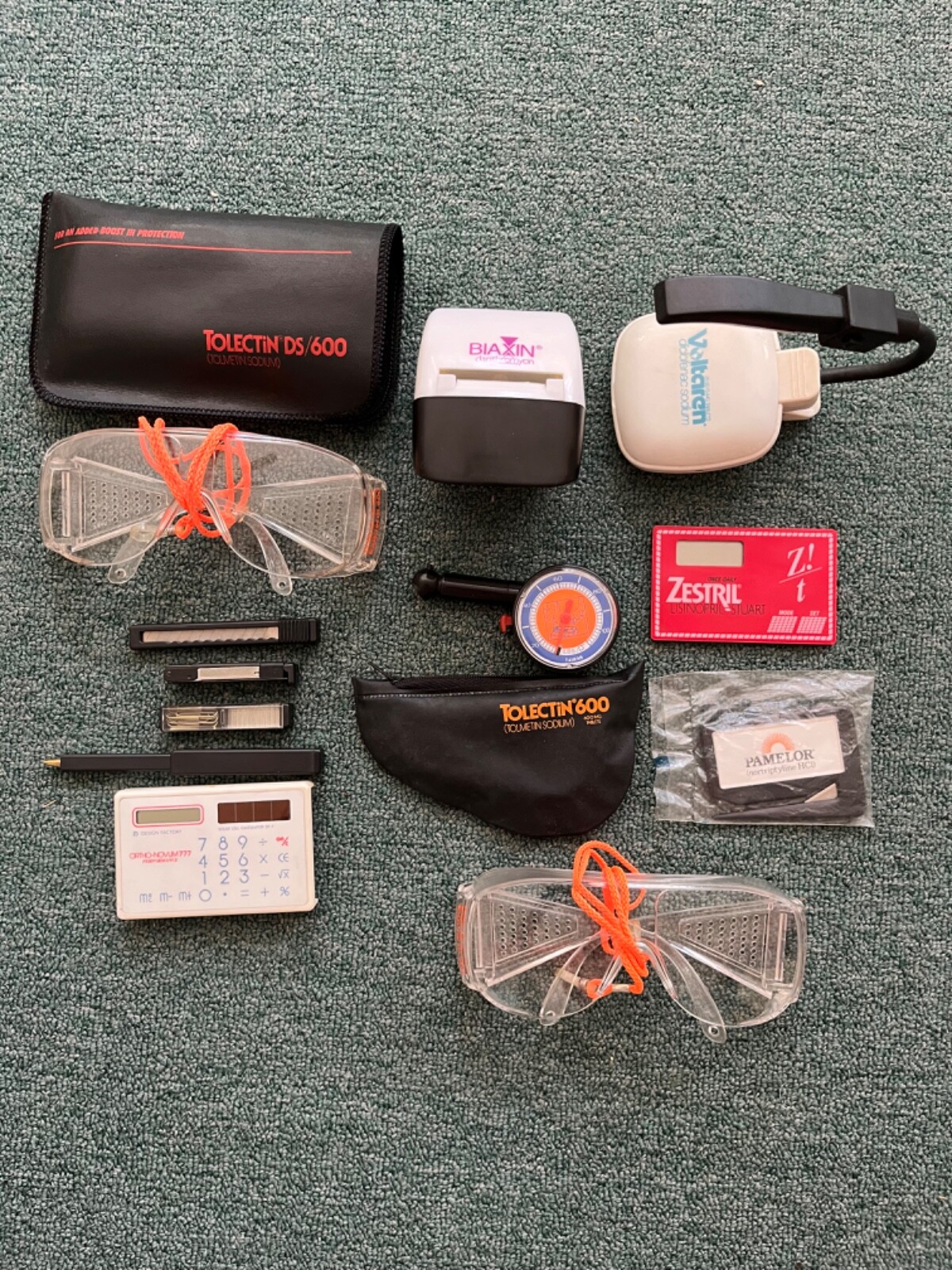 Pharmaceutical drug rep promotional collectibles