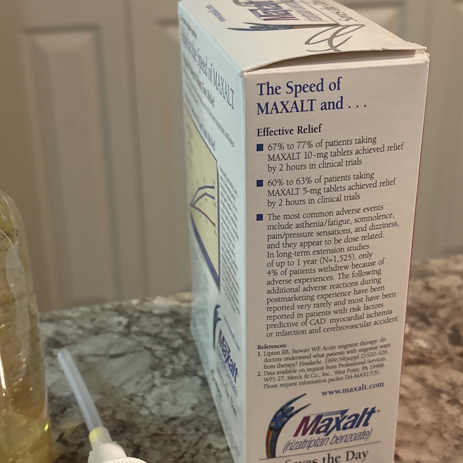 Merck Maxalt Rizatriptan Benzonate Pharmaceutical Drug Rep Hand Soap W/Pump New