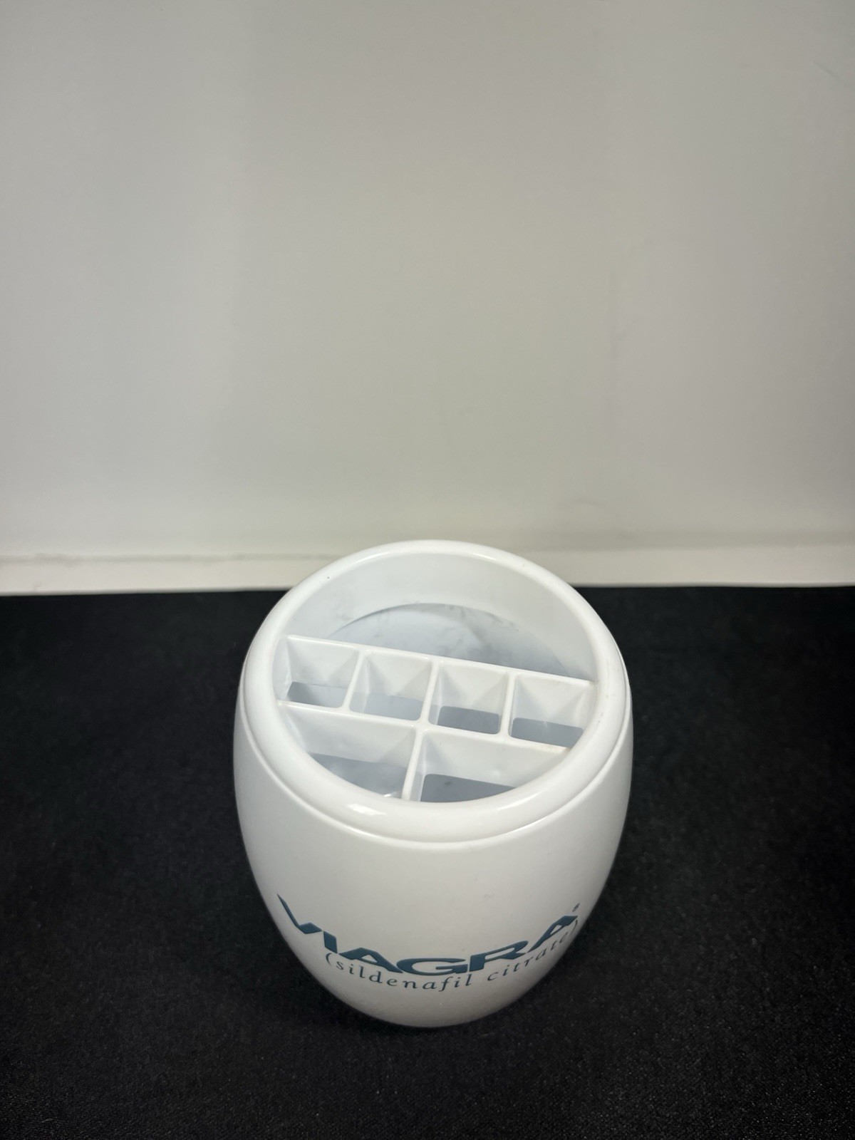 RARE pharmaceutical Viagra Office Desk Pen pencil Holder or Toothbrush Holder
