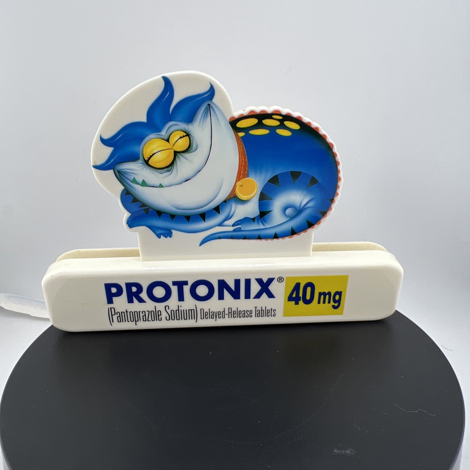 Protonix Wall Clip Pharmaceutical Collectible Drug Rep Janssen Ortho McNeill VGT