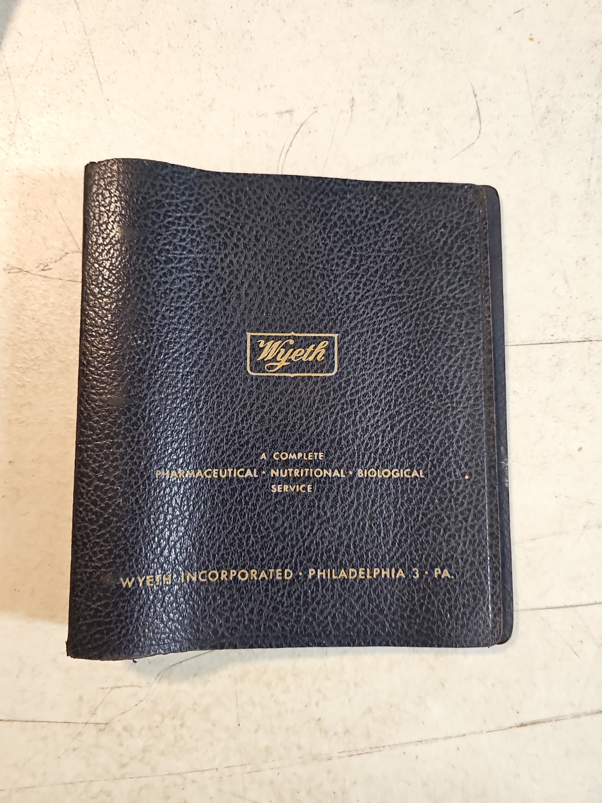 Vintage 1967 & 1978 Wyeth Laboratories Pharmaceutical Price List In Binder